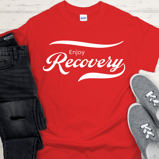 Recovery T-Shirt | Inspiring Sobriety | Enjoy Recovery