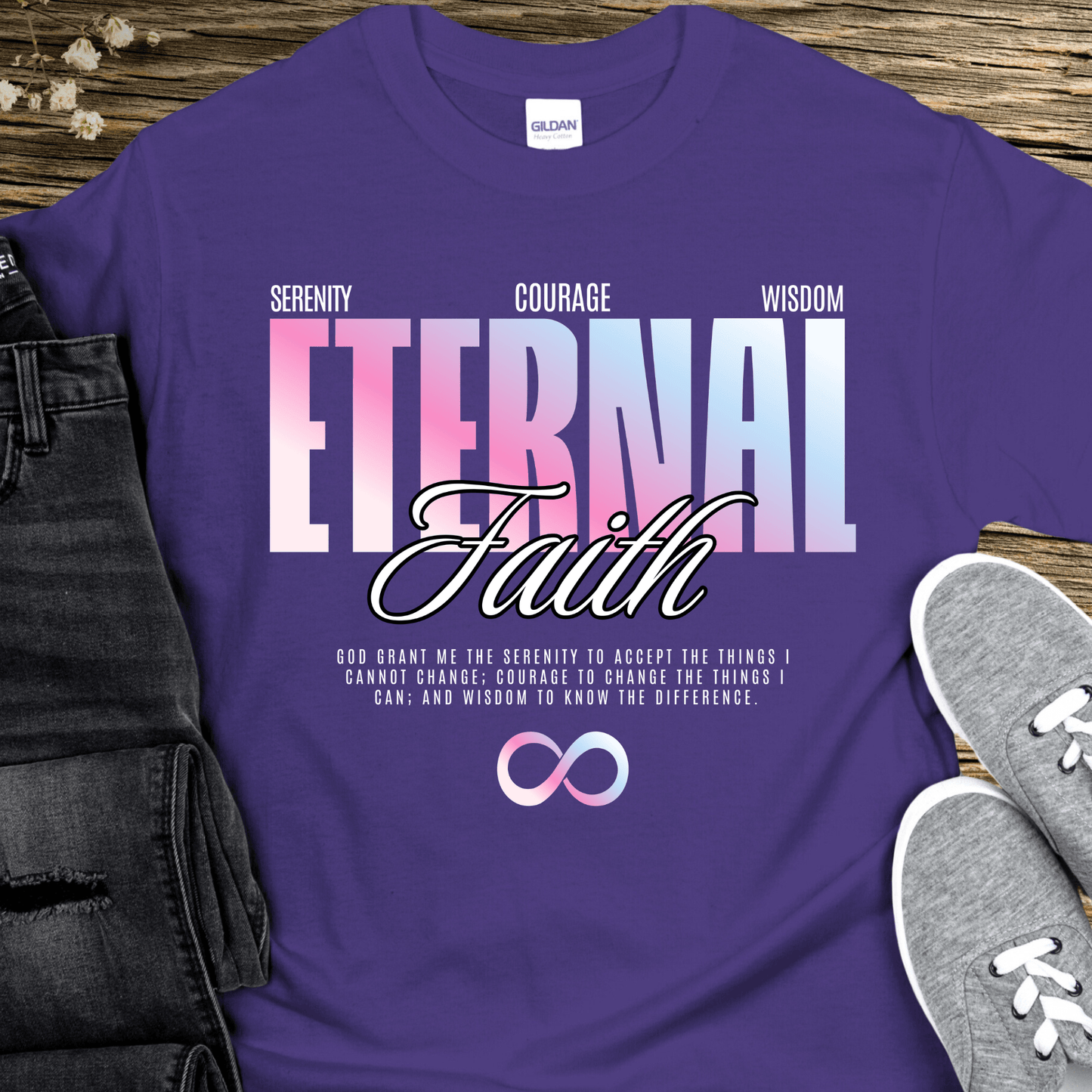 Recovery T-Shirt | Inspiring Sobriety | Eternal Faith