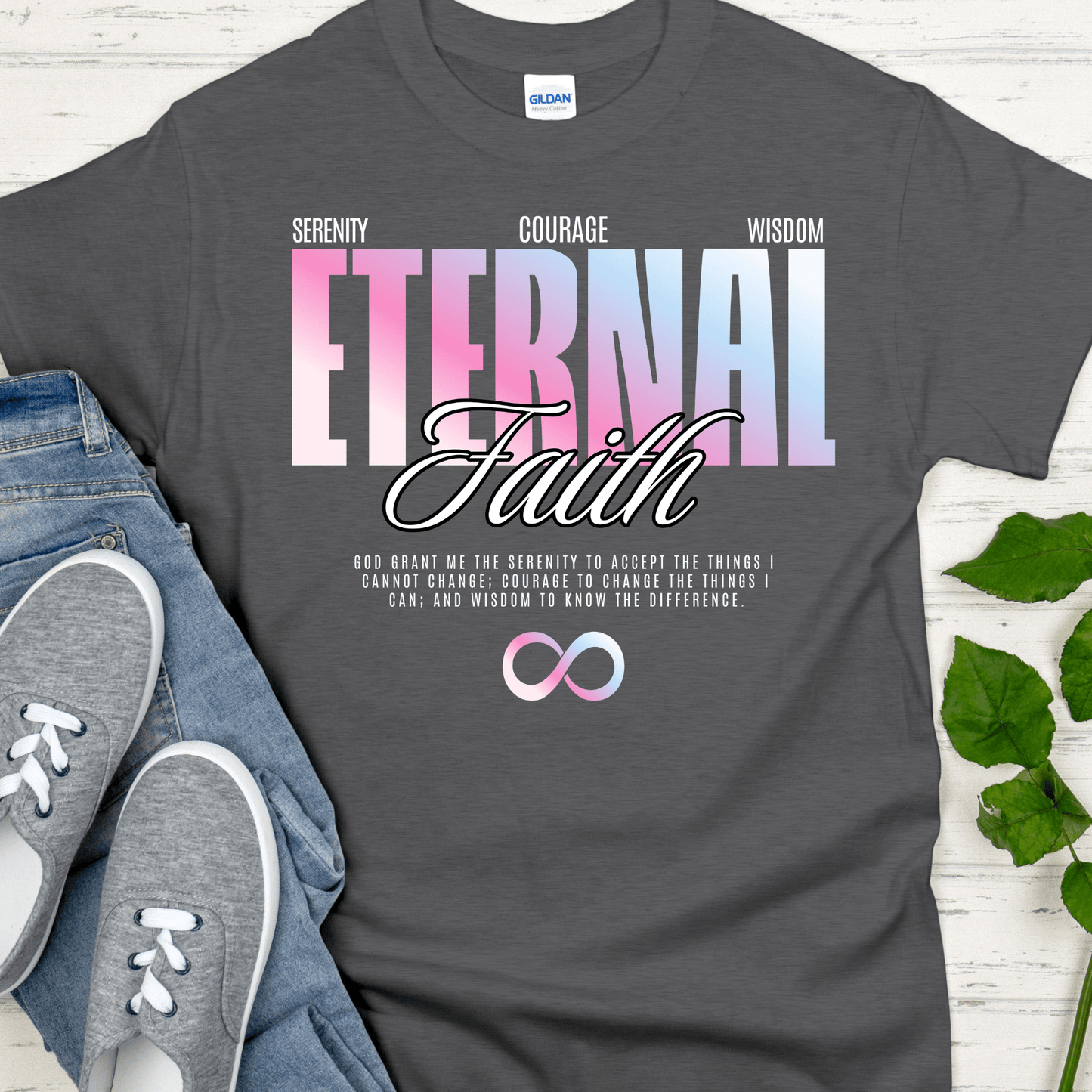 Recovery T-Shirt | Inspiring Sobriety | Eternal Faith