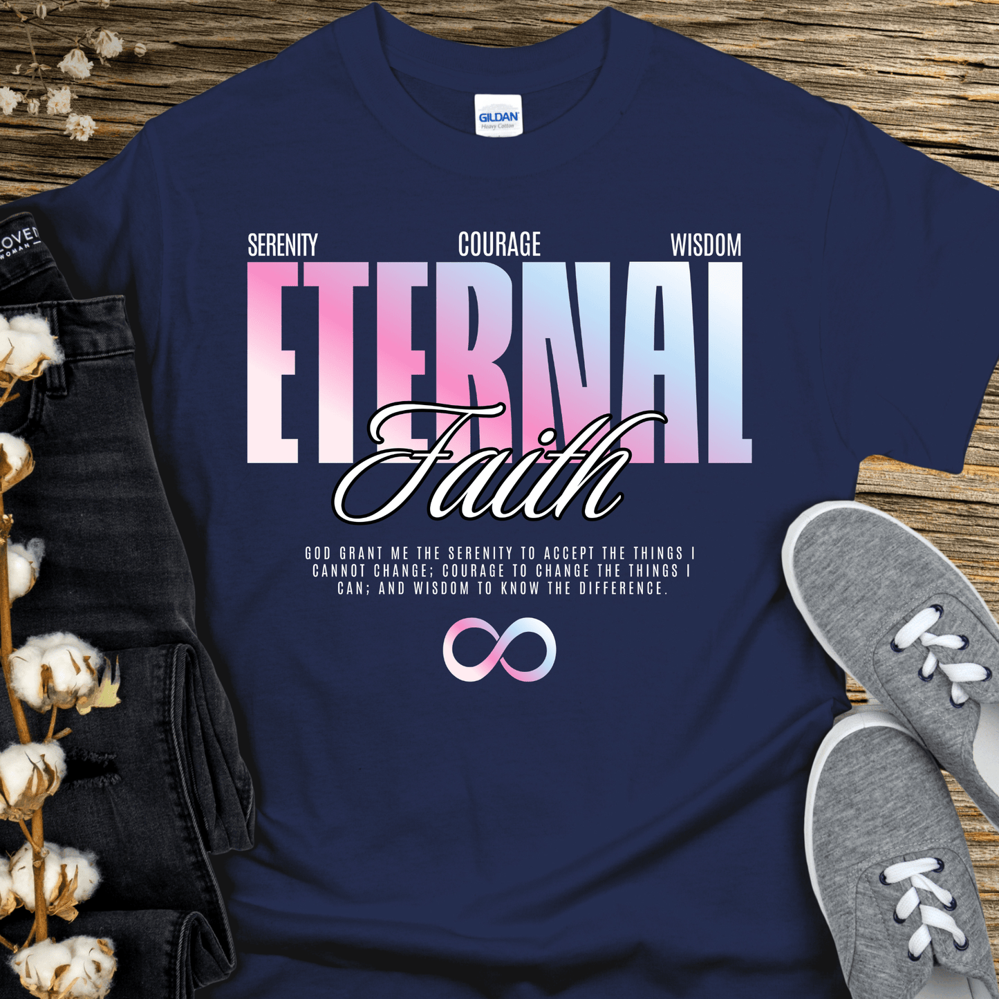 Recovery T-Shirt | Inspiring Sobriety | Eternal Faith