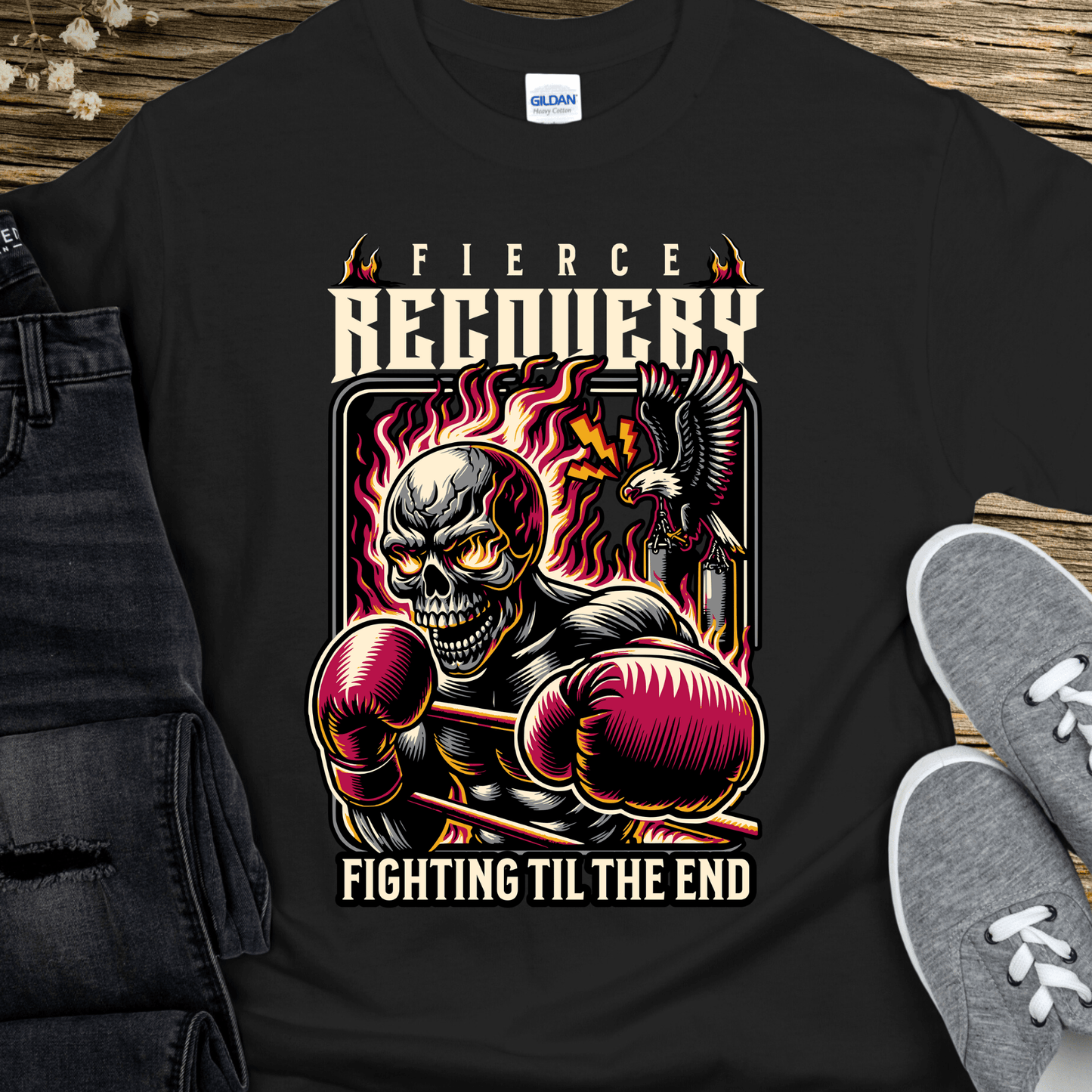 Recovery T-Shirt | Inspiring Sobriety | Fierce Recovery