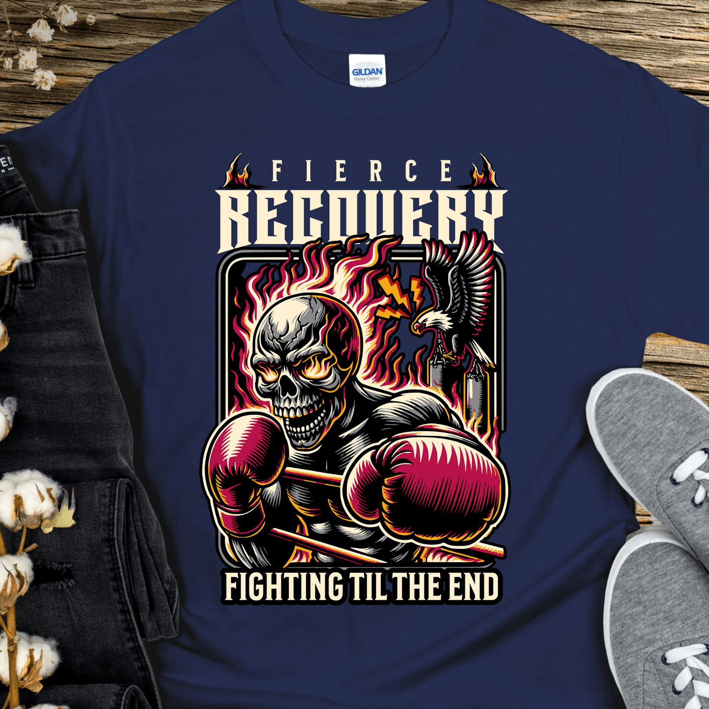 Recovery T-Shirt | Inspiring Sobriety | Fierce Recovery