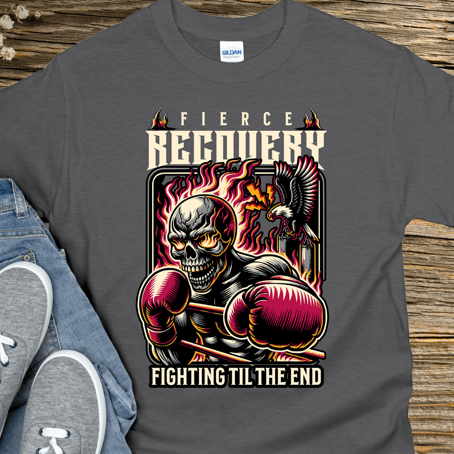 Recovery T-Shirt | Inspiring Sobriety | Fierce Recovery