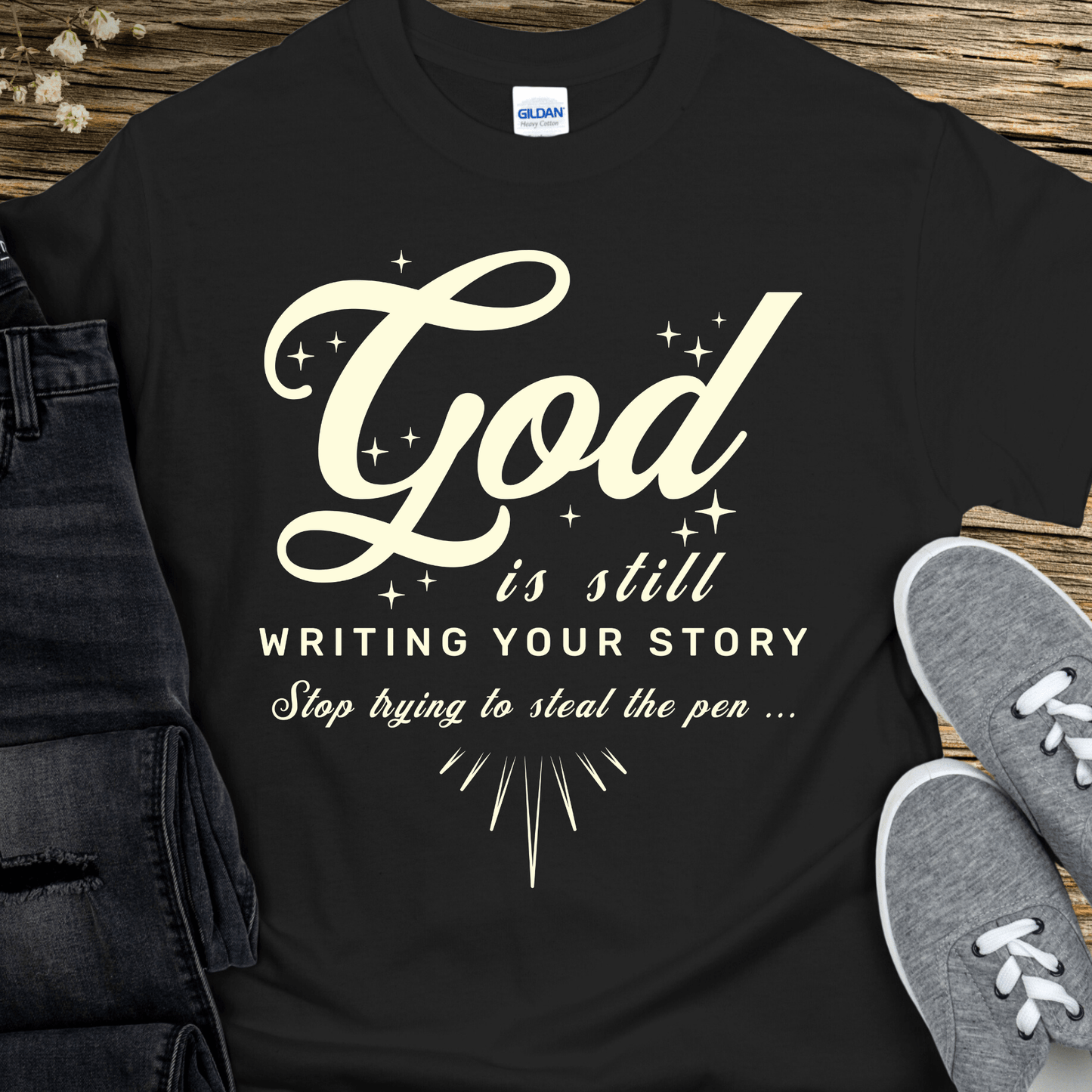 Recovery T-Shirt | Inspiring Sobriety | God Is Still Writing Your Story