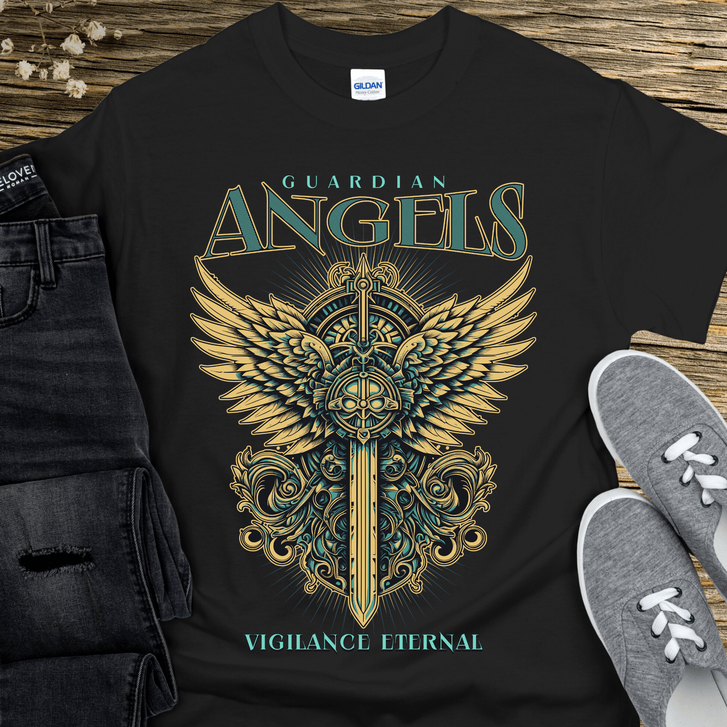 Recovery T-Shirt | Inspiring Sobriety | Guardian Angels, Vigilance Eternal