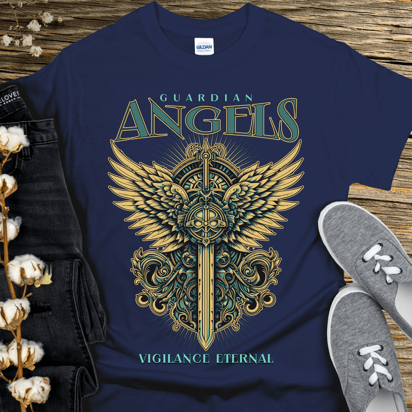 Recovery T-Shirt | Inspiring Sobriety | Guardian Angels, Vigilance Eternal