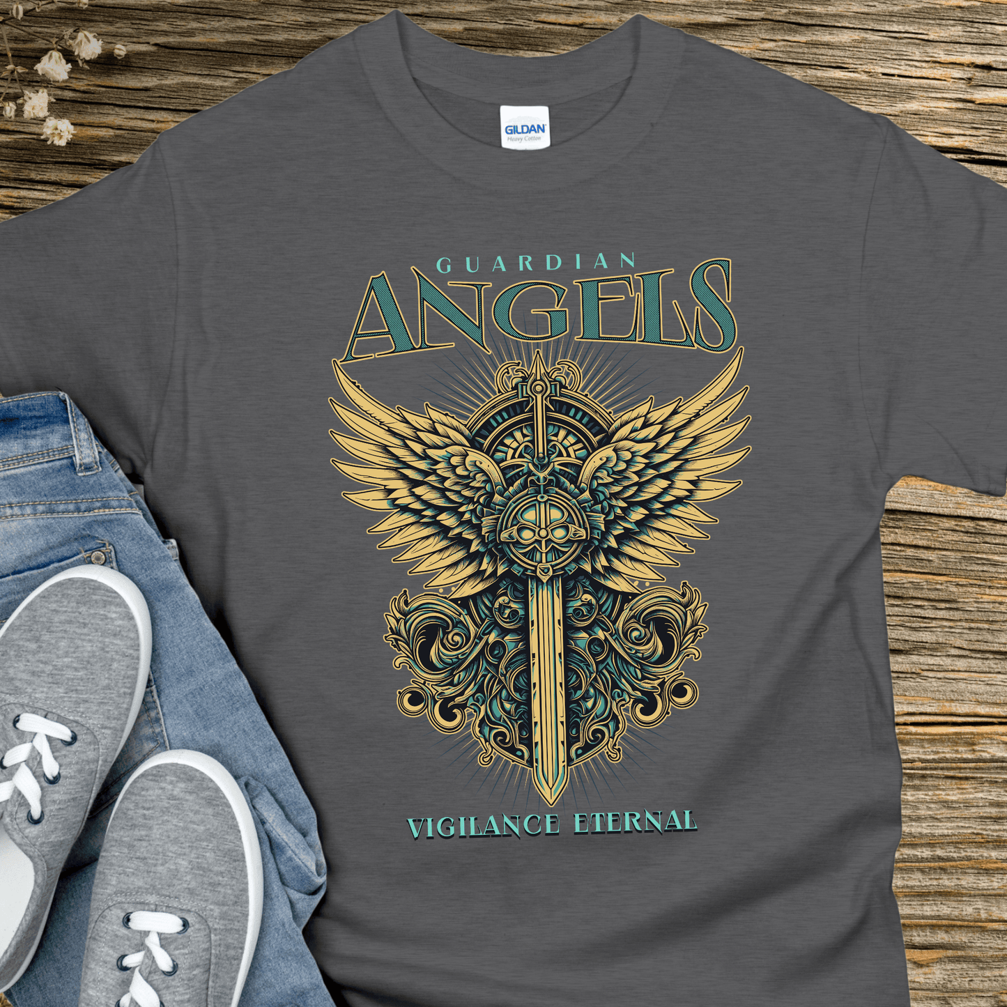 Recovery T-Shirt | Inspiring Sobriety | Guardian Angels, Vigilance Eternal