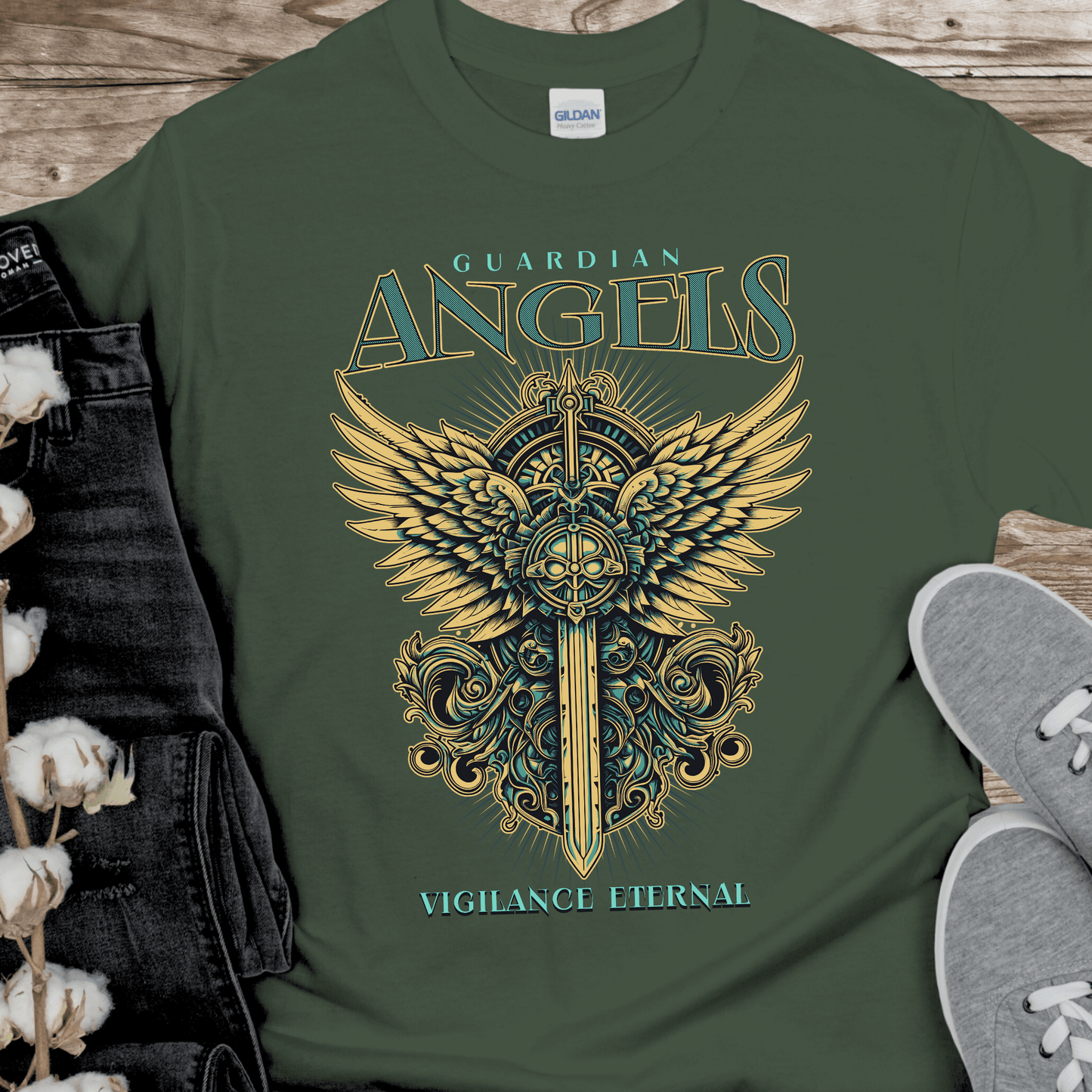 Recovery T-Shirt | Inspiring Sobriety | Guardian Angels, Vigilance Eternal
