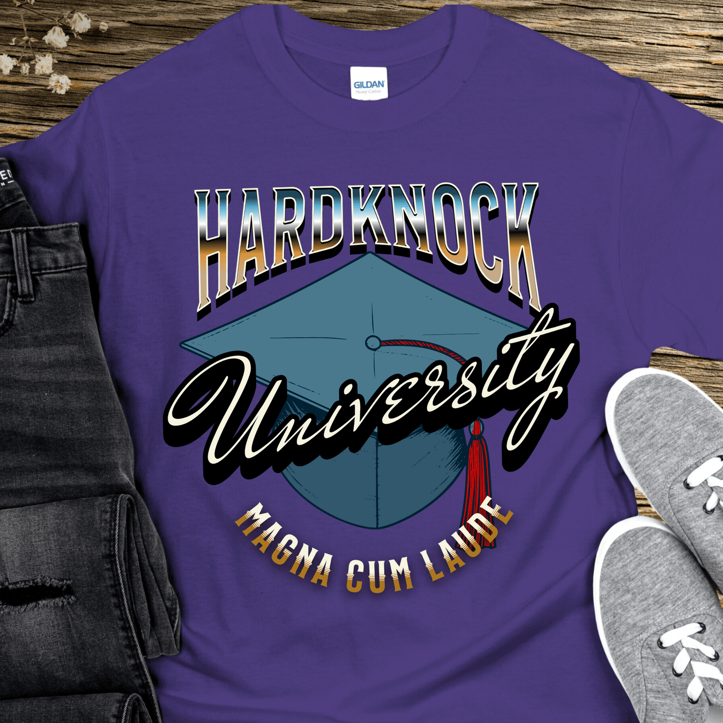 Recovery T-Shirt | Inspiring Sobriety | Hard-Knock University