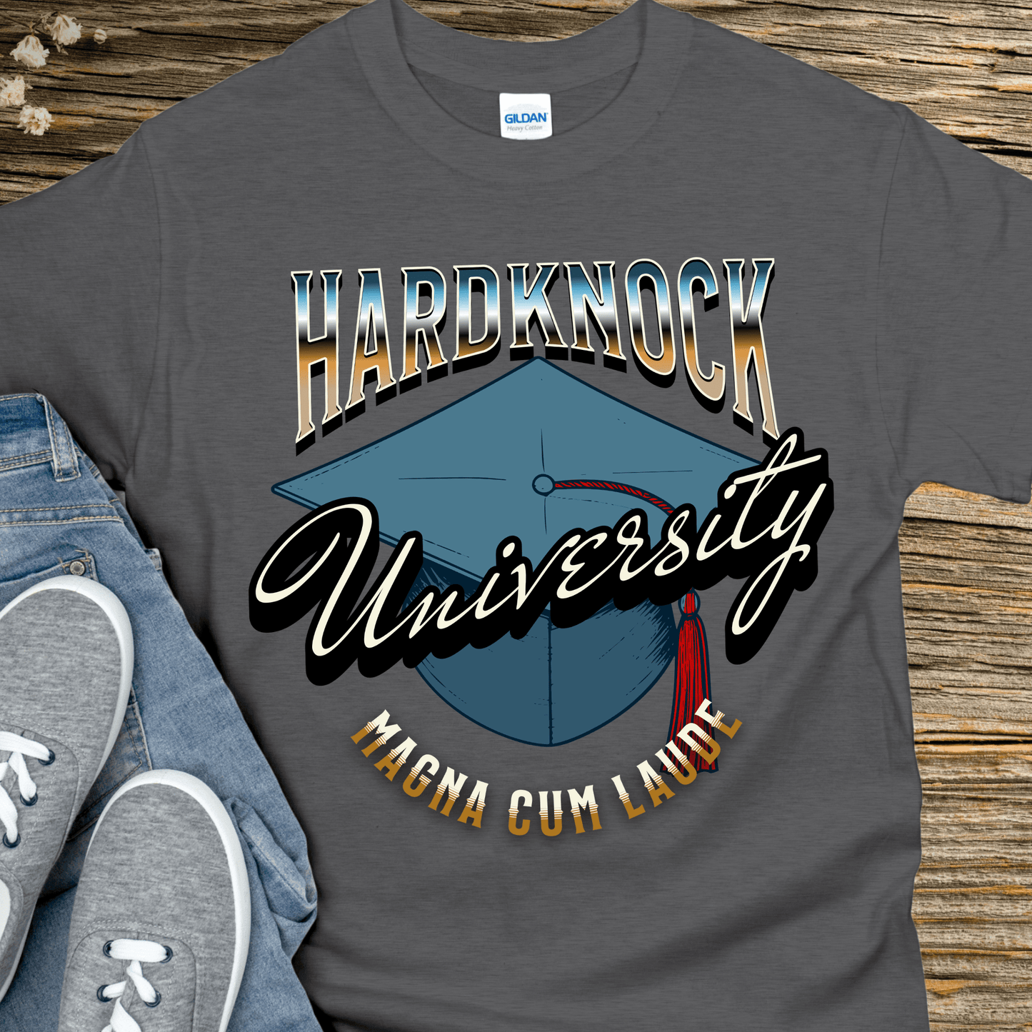 Recovery T-Shirt | Inspiring Sobriety | Hard-Knock University