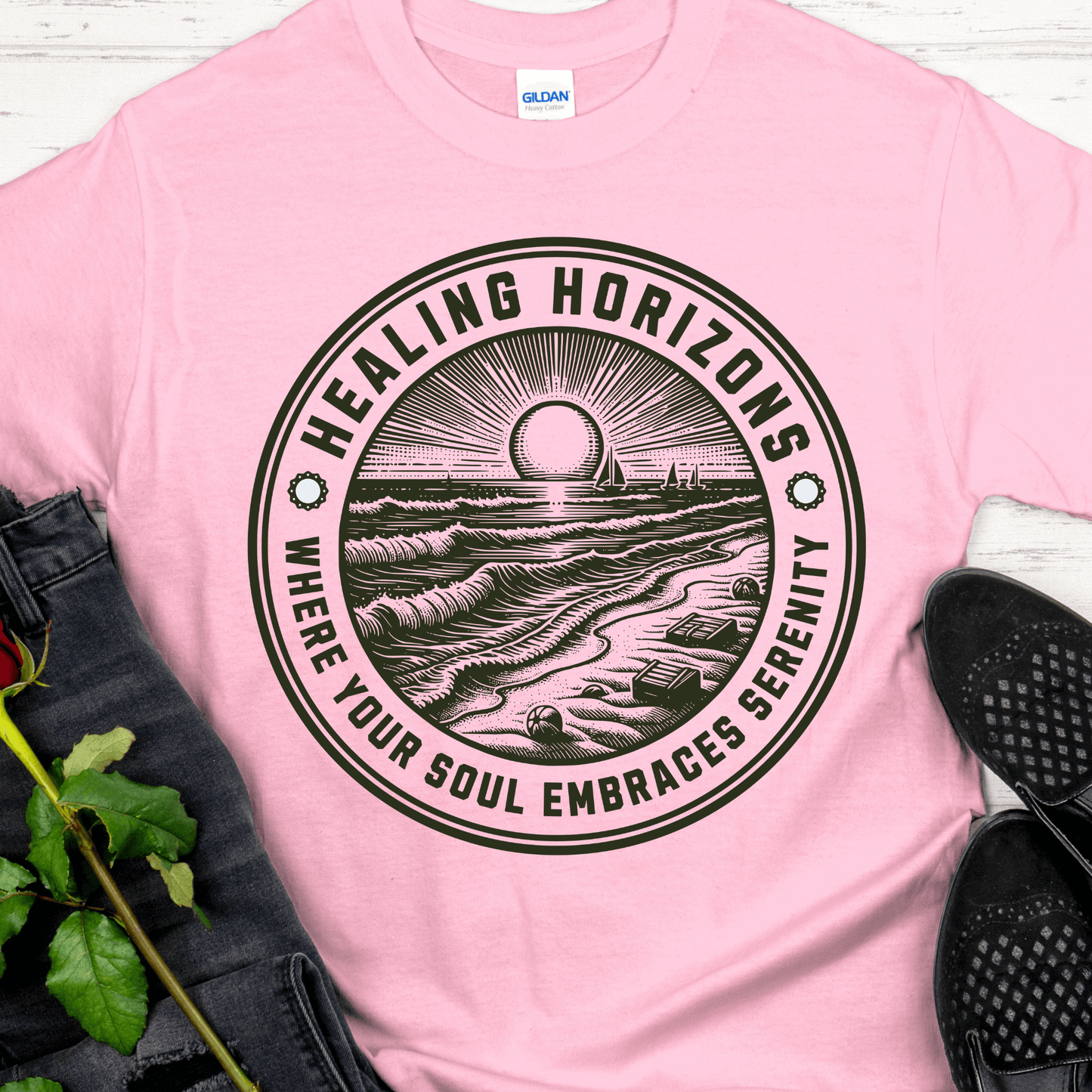 Recovery T-Shirt | Inspiring Sobriety | Healing Horizons
