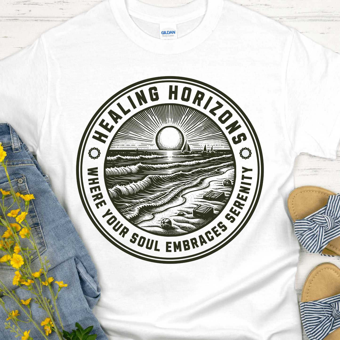 Recovery T-Shirt | Inspiring Sobriety | Healing Horizons