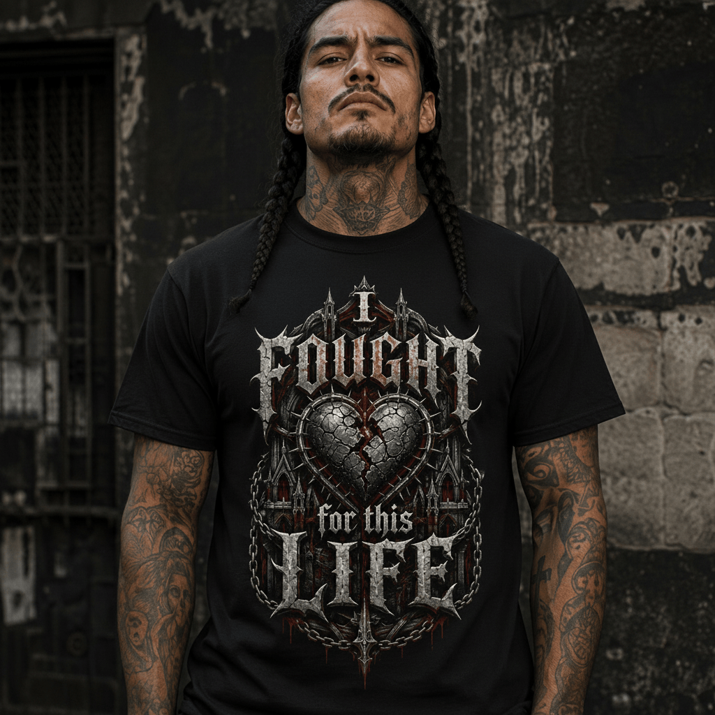Recovery T - Shirt | Inspiring Sobriety | I Fought For This Life