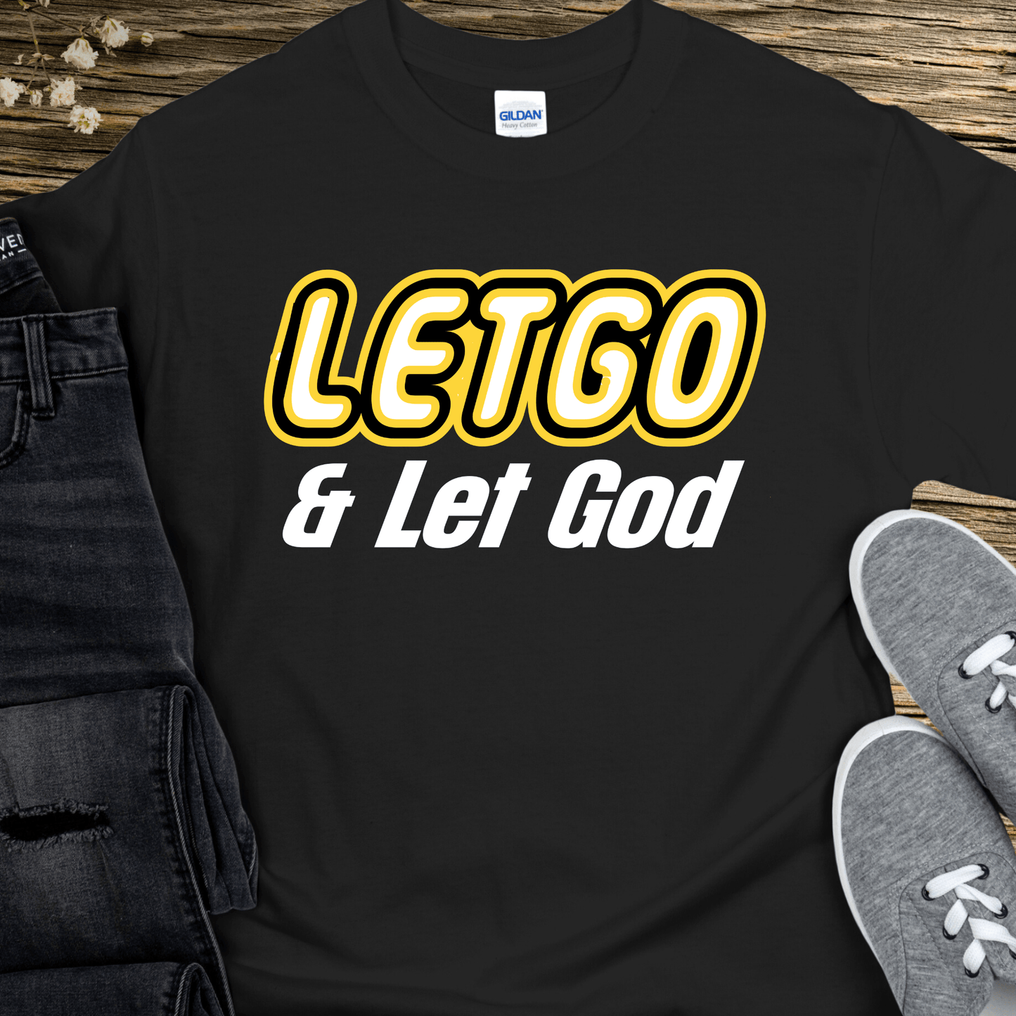 Recovery T-Shirt | Inspiring Sobriety | "Letgo" and Let God