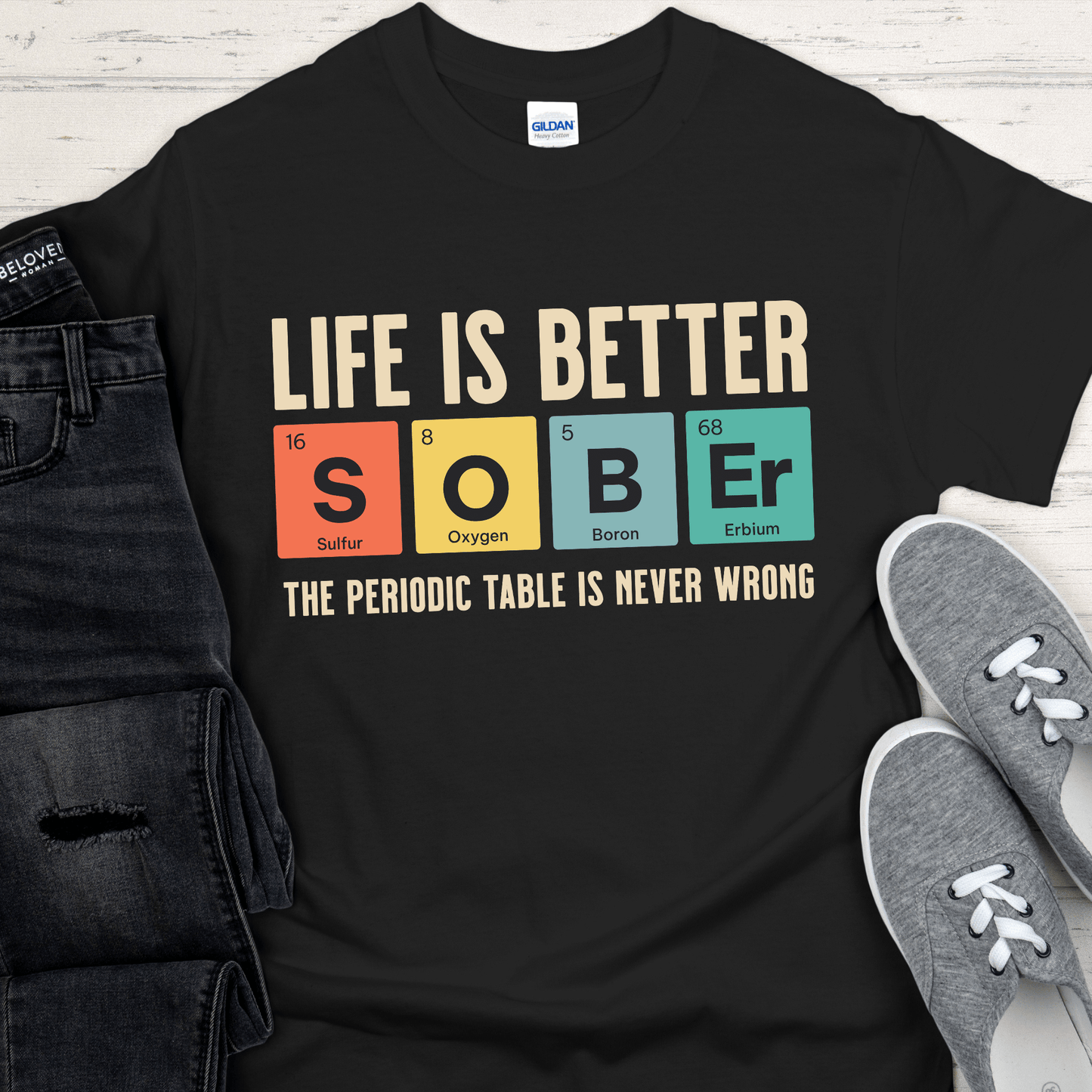 Recovery T-Shirt | Inspiring Sobriety | Life is Better Sober