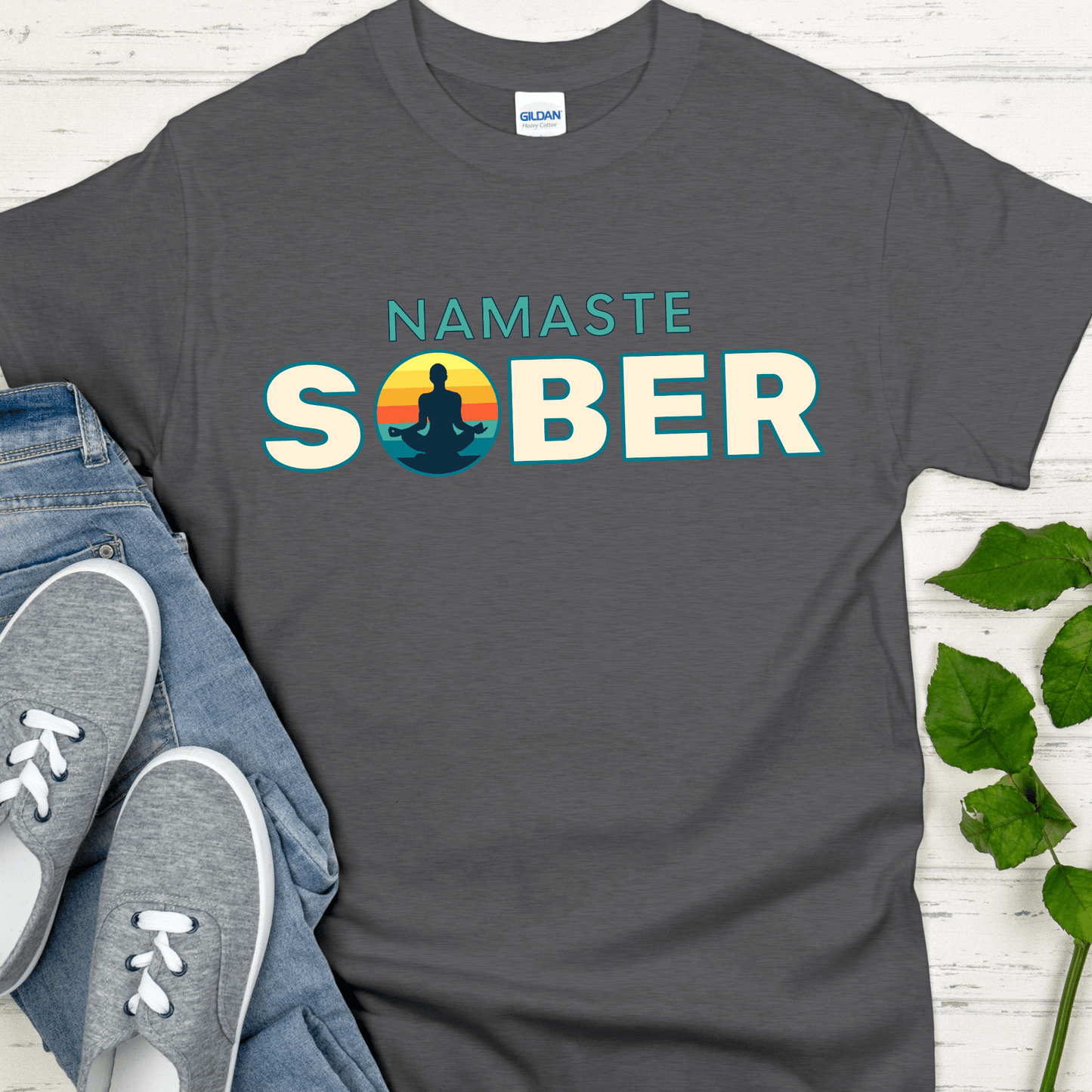Recovery T-Shirt | Inspiring Sobriety | Namaste Sober
