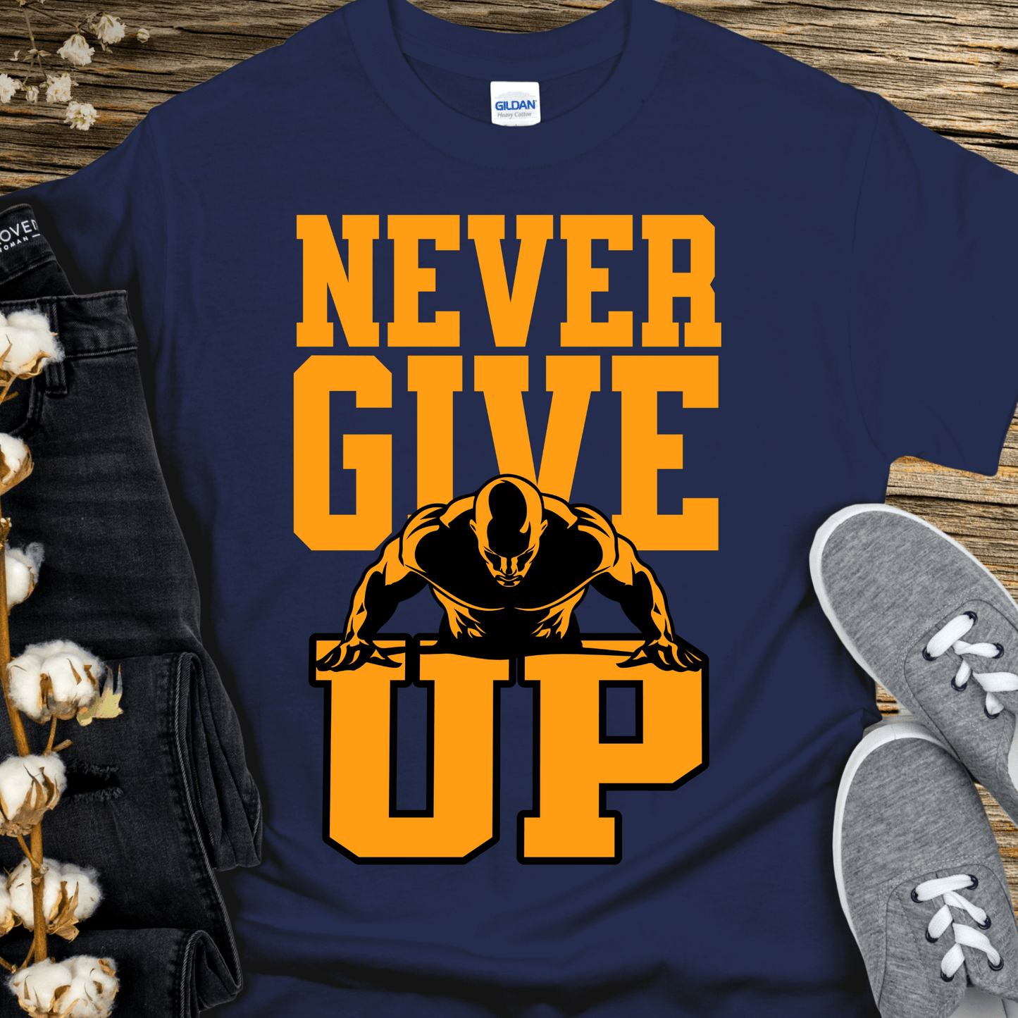 Recovery T-Shirt | Inspiring Sobriety | Never Give Up