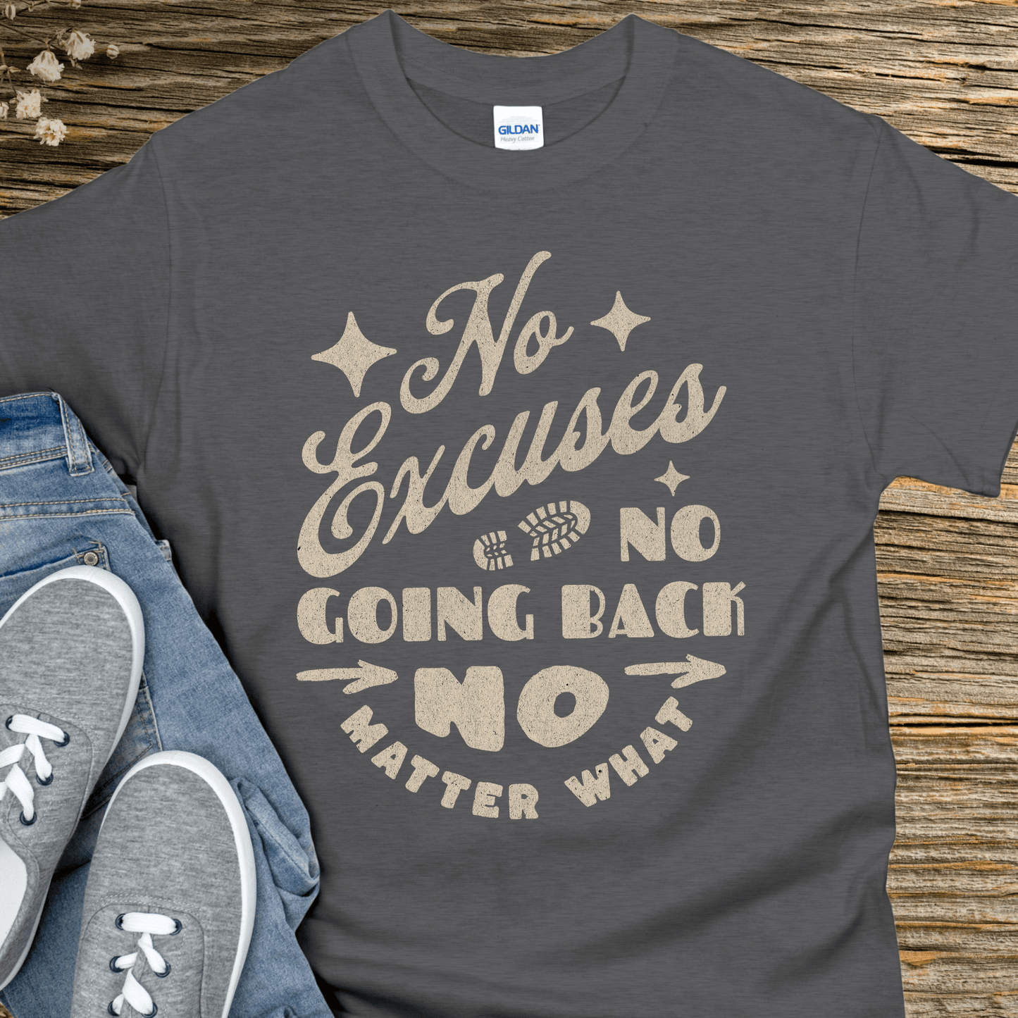 Recovery T-Shirt | Inspiring Sobriety | No Excuses