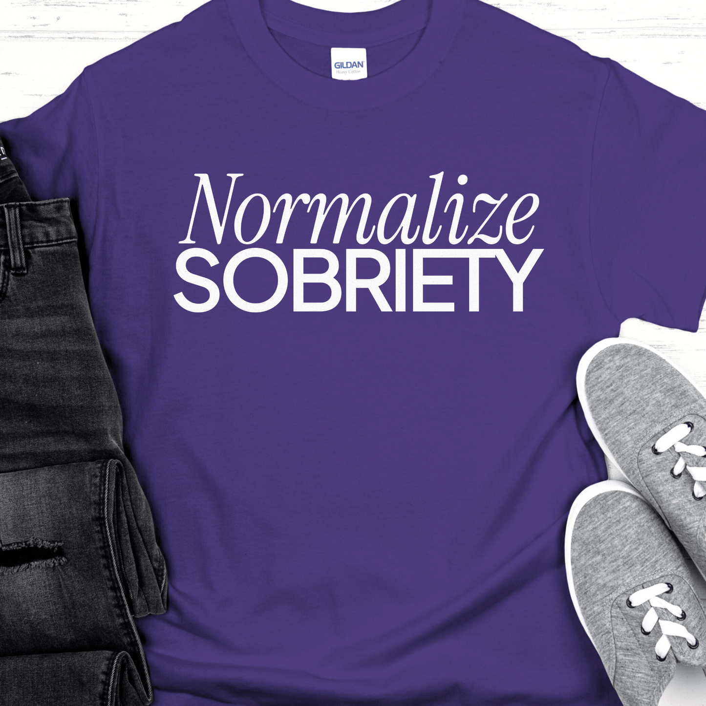 Recovery T-Shirt | Inspiring Sobriety | Normalize Sobriety