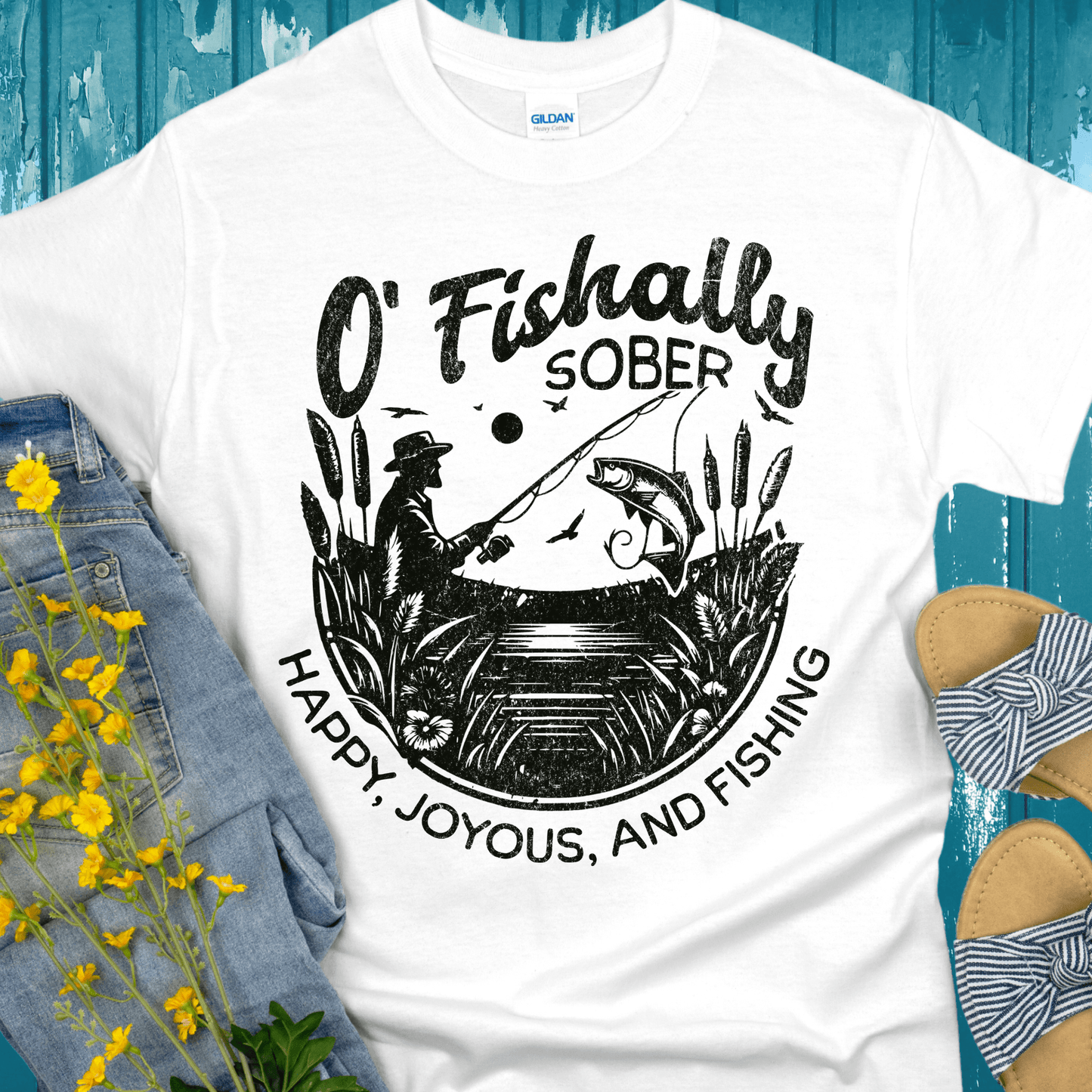 Recovery T-Shirt | Inspiring Sobriety | O'Fishally Sober