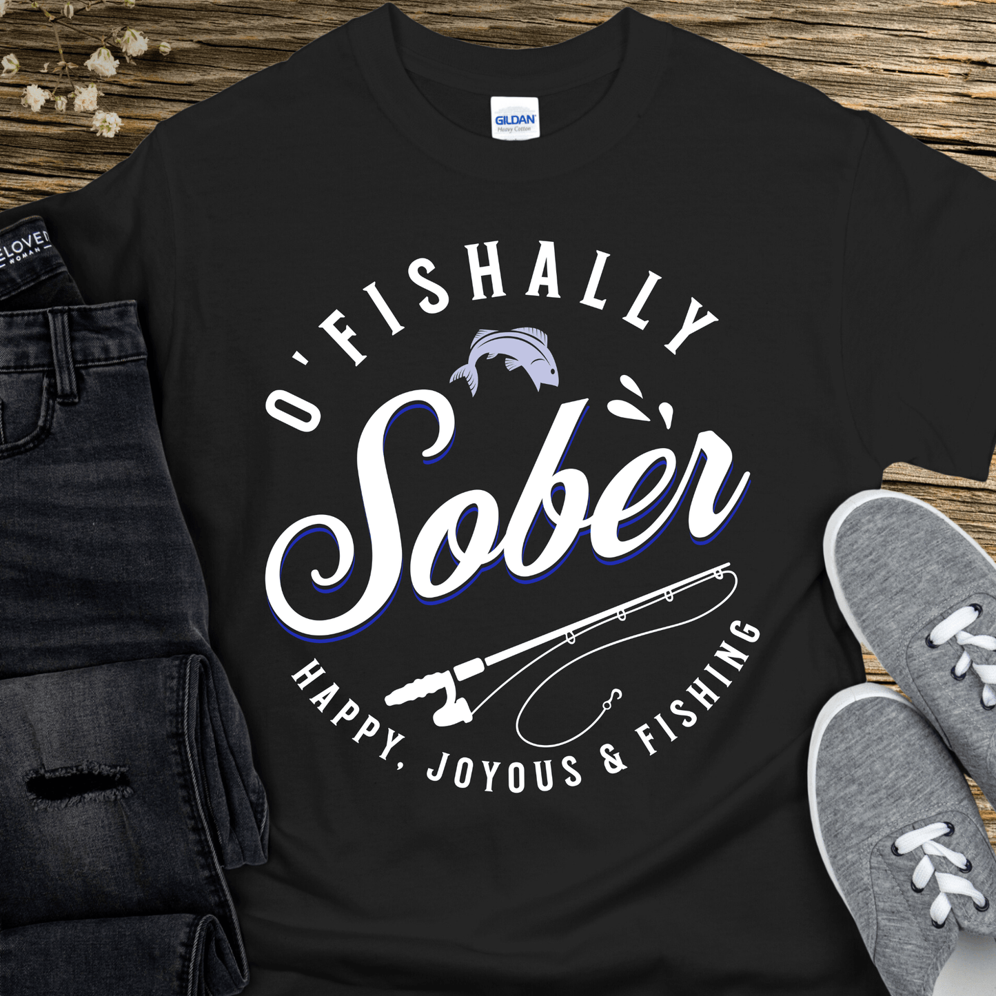 Recovery T-Shirt | Inspiring Sobriety | O'Fishally Sober