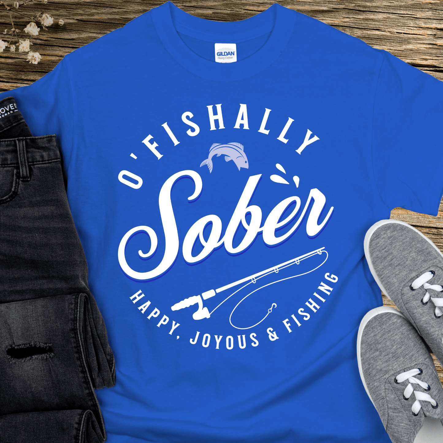 Recovery T-Shirt | Inspiring Sobriety | O'Fishally Sober