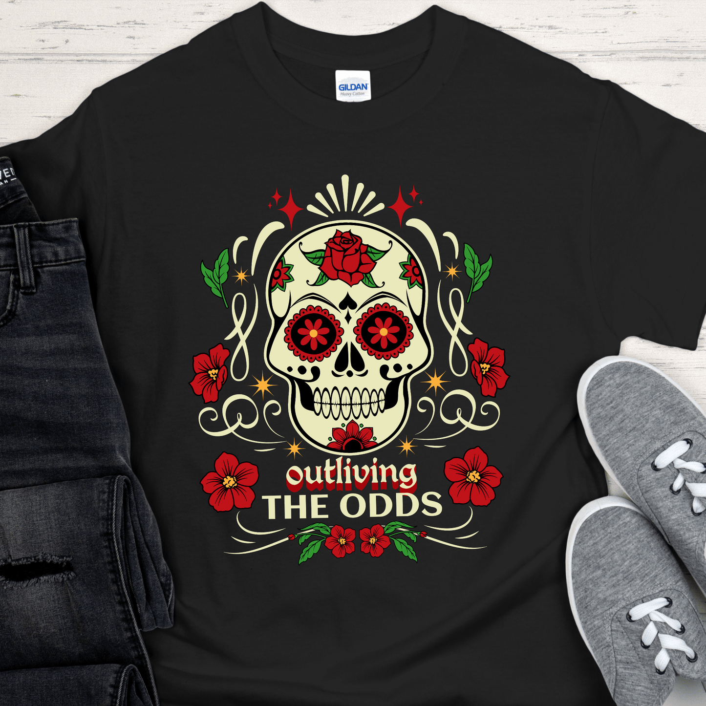 Recovery T-Shirt | Inspiring Sobriety | Outliving The Odds
