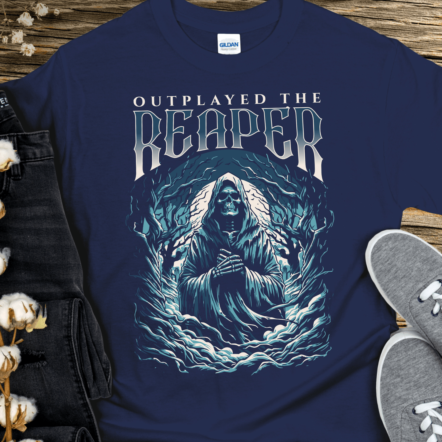 Recovery T-Shirt | Inspiring Sobriety | Outplayed The Reaper