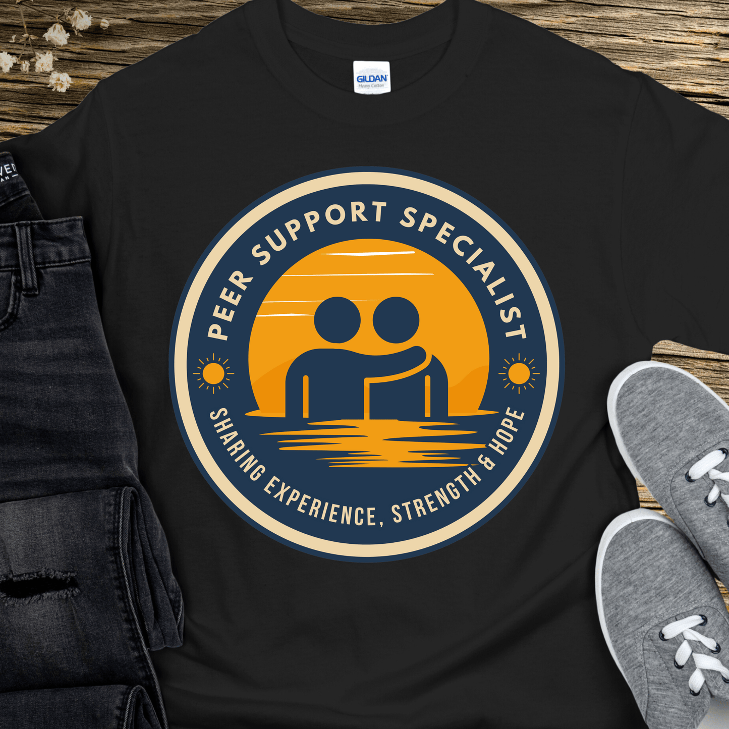 Recovery T-Shirt | Inspiring Sobriety | Peer Support Specialist
