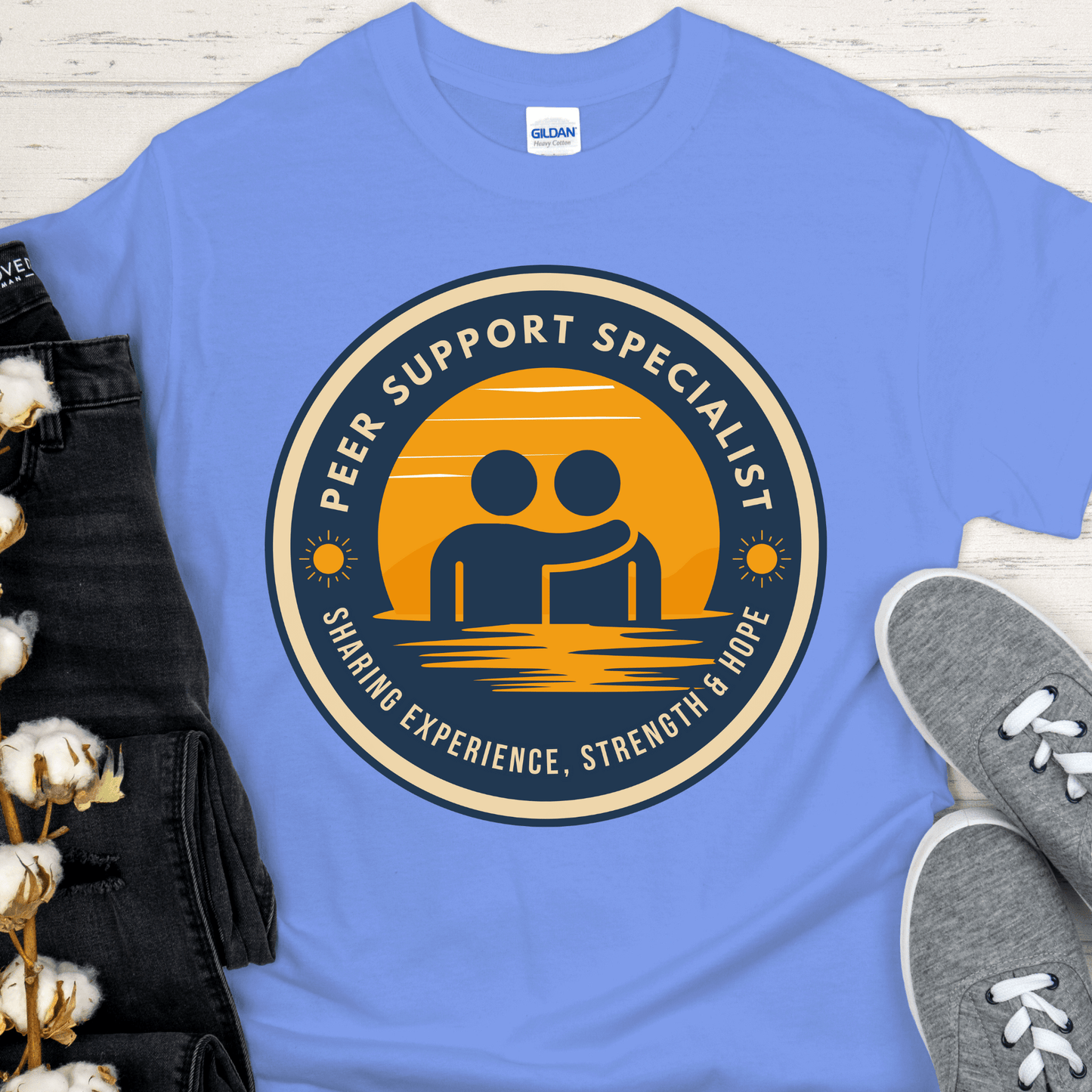 Recovery T-Shirt | Inspiring Sobriety | Peer Support Specialist