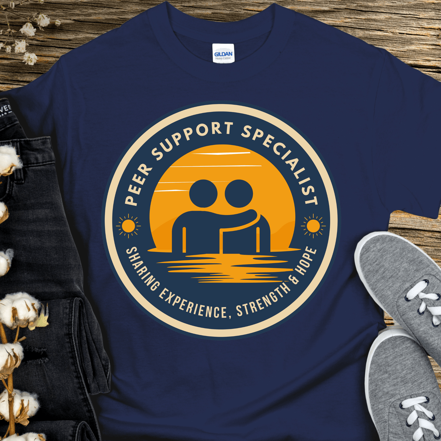 Recovery T-Shirt | Inspiring Sobriety | Peer Support Specialist