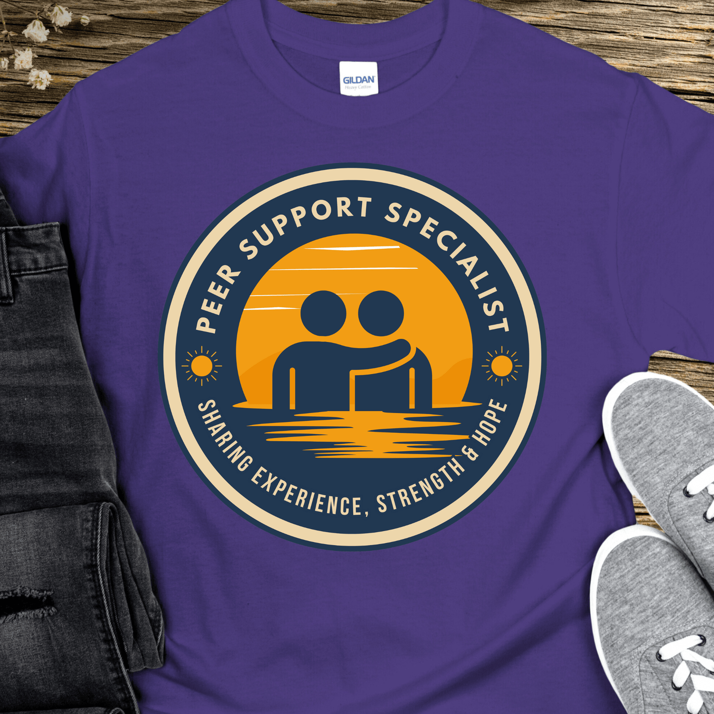 Recovery T-Shirt | Inspiring Sobriety | Peer Support Specialist