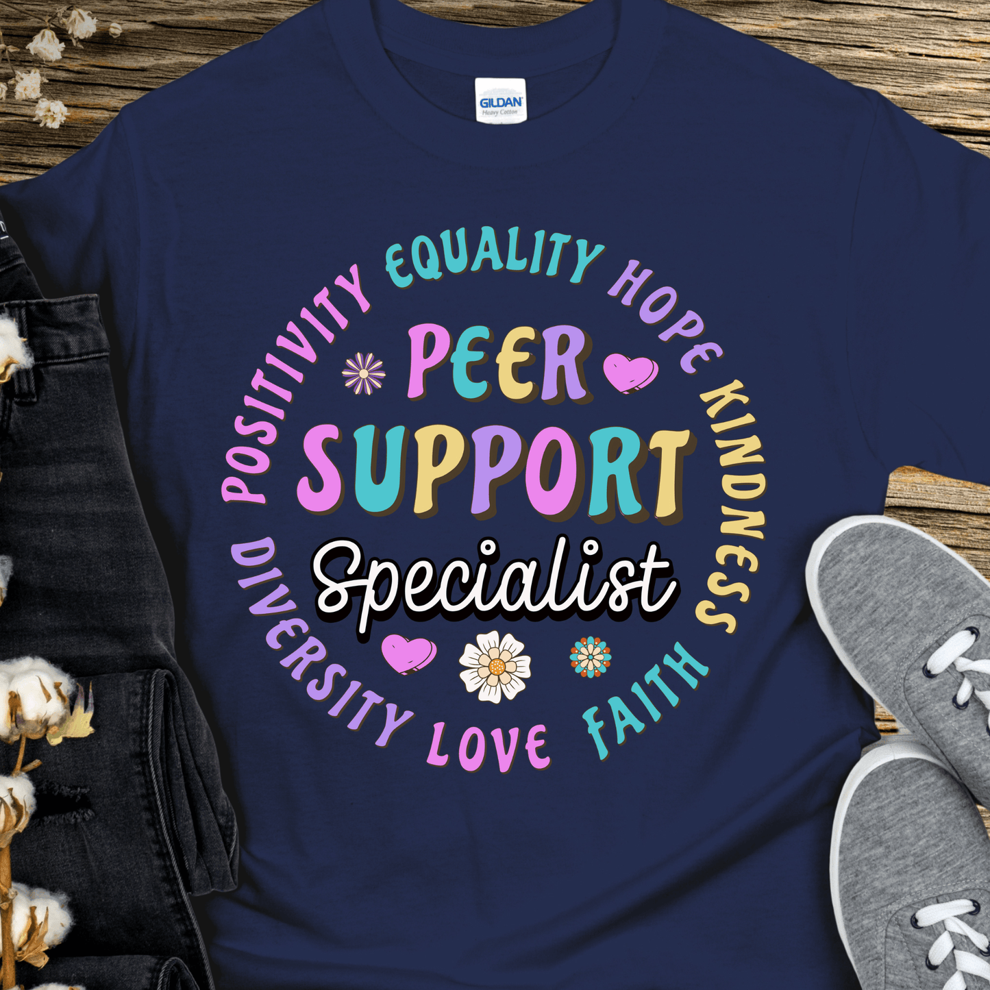 Recovery T-Shirt | Inspiring Sobriety | Peer Support Specialist