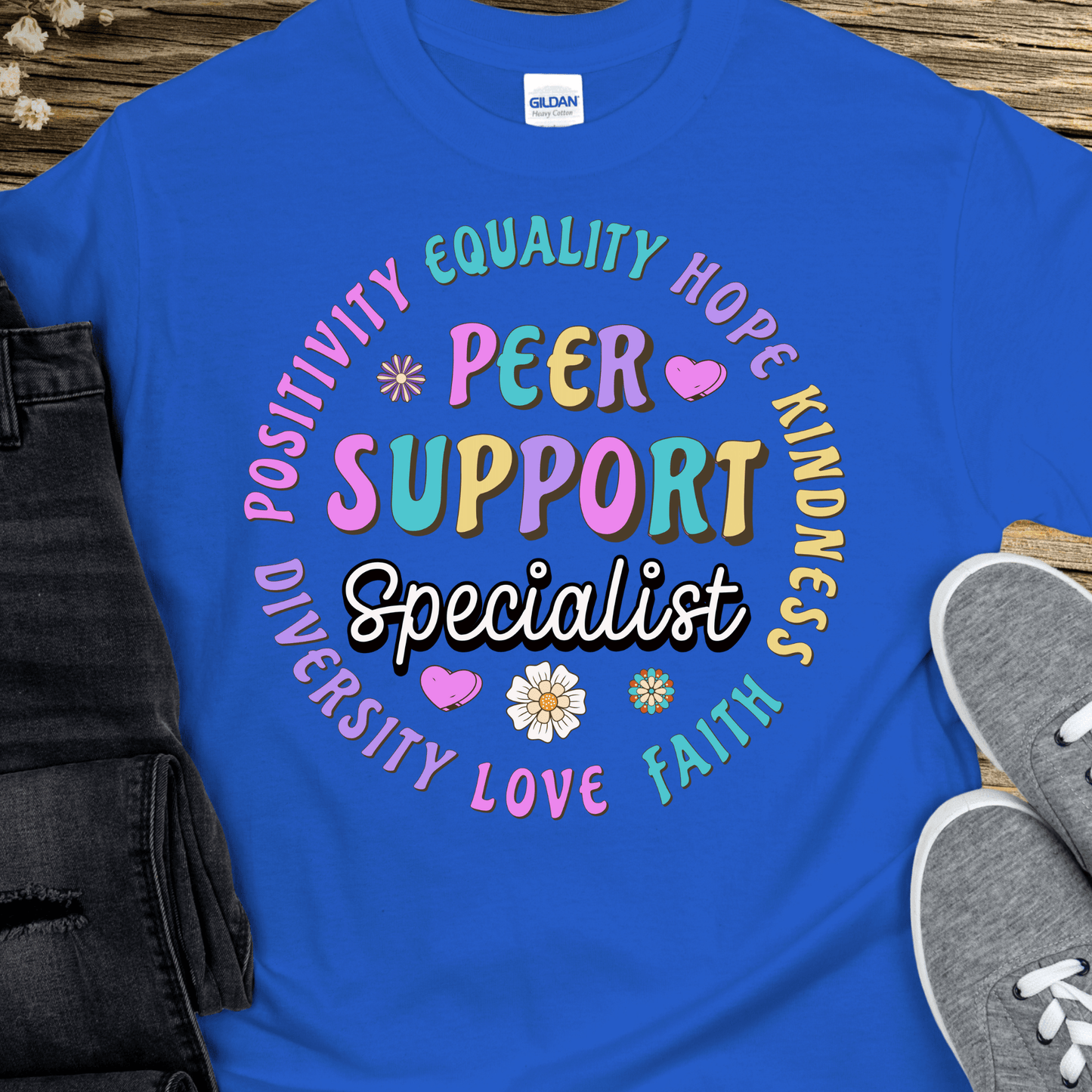 Recovery T-Shirt | Inspiring Sobriety | Peer Support Specialist