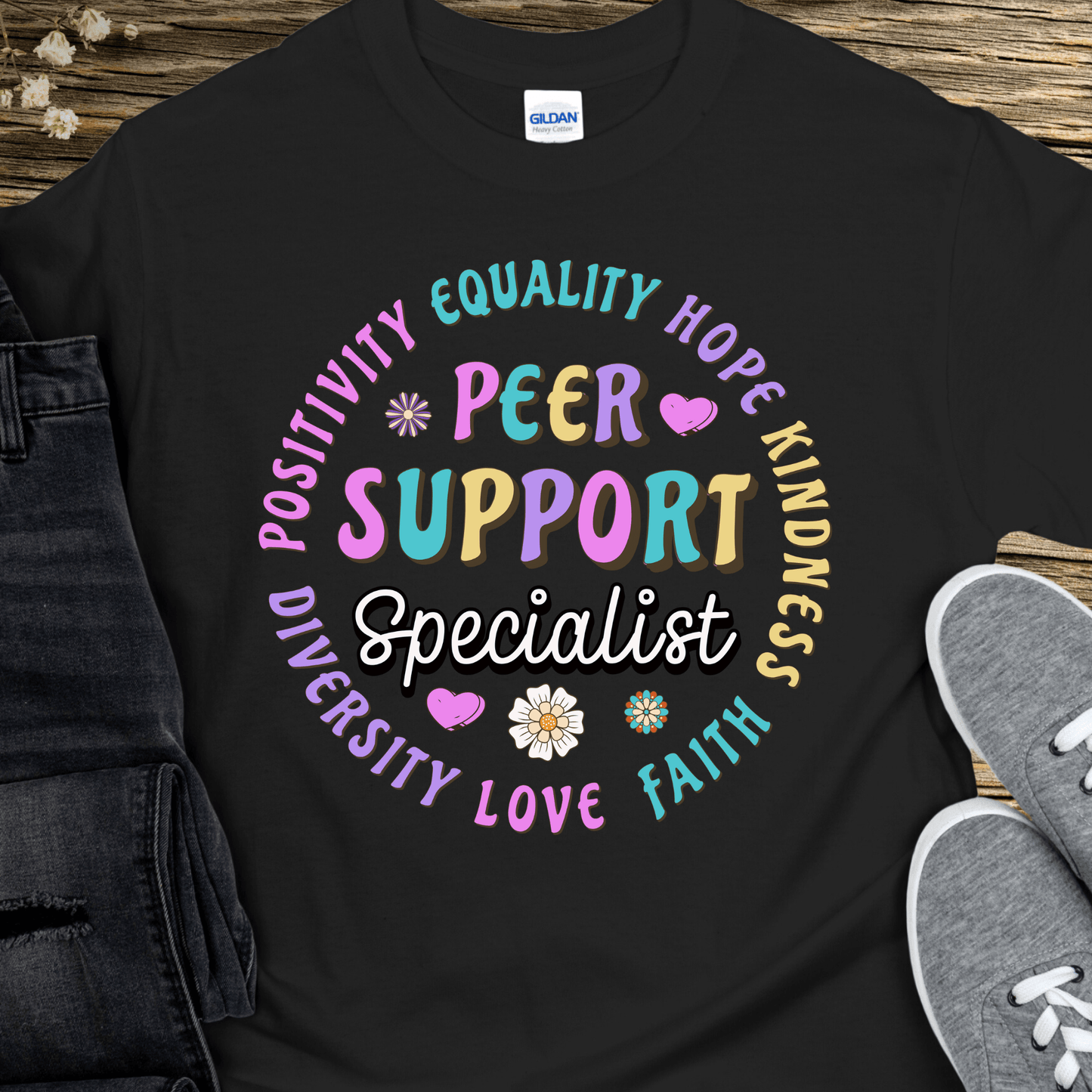 Recovery T-Shirt | Inspiring Sobriety | Peer Support Specialist
