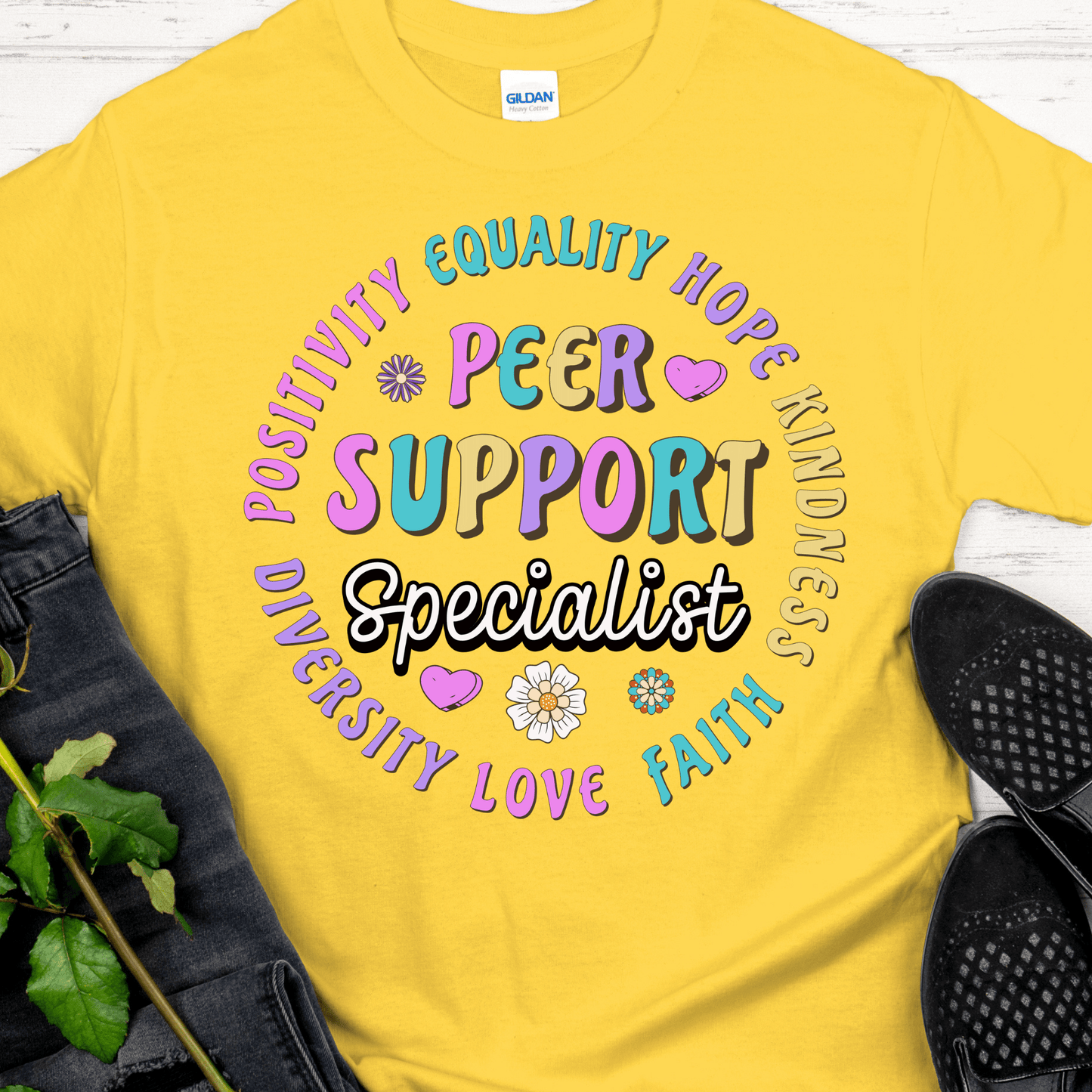 Recovery T-Shirt | Inspiring Sobriety | Peer Support Specialist