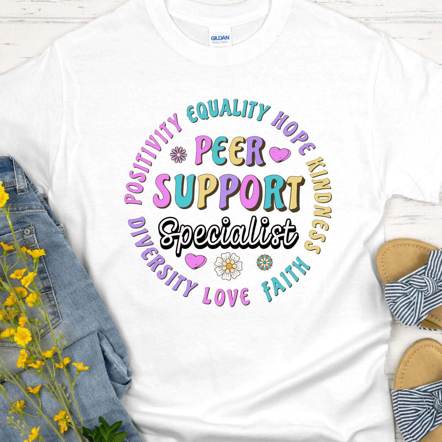 Recovery T-Shirt | Inspiring Sobriety | Peer Support Specialist