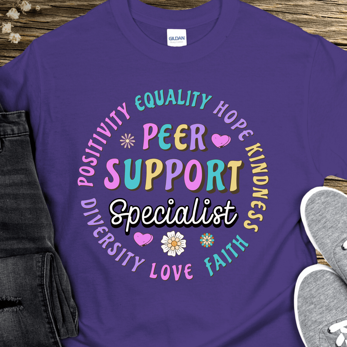 Recovery T-Shirt | Inspiring Sobriety | Peer Support Specialist