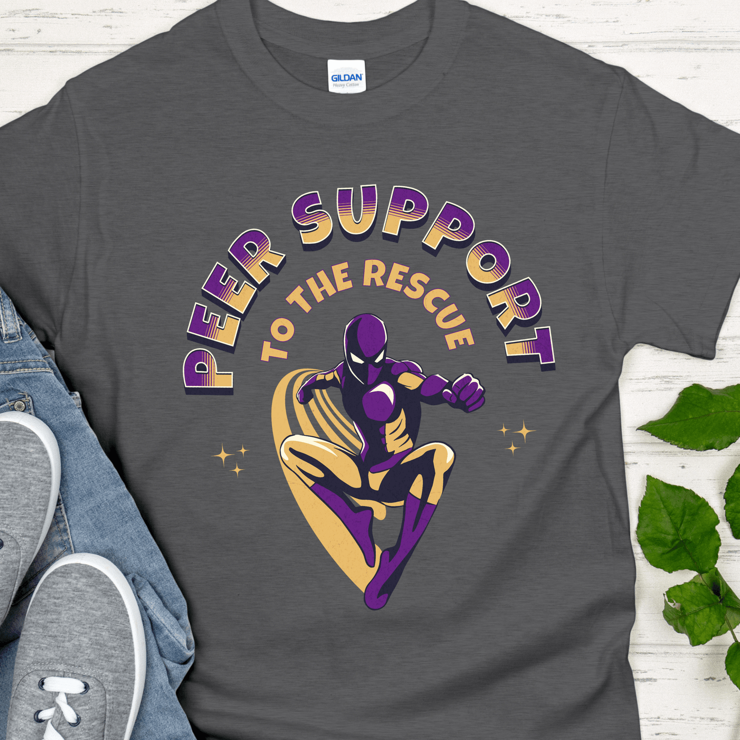 Recovery T-Shirt | Inspiring Sobriety | Peer Support To The Rescue