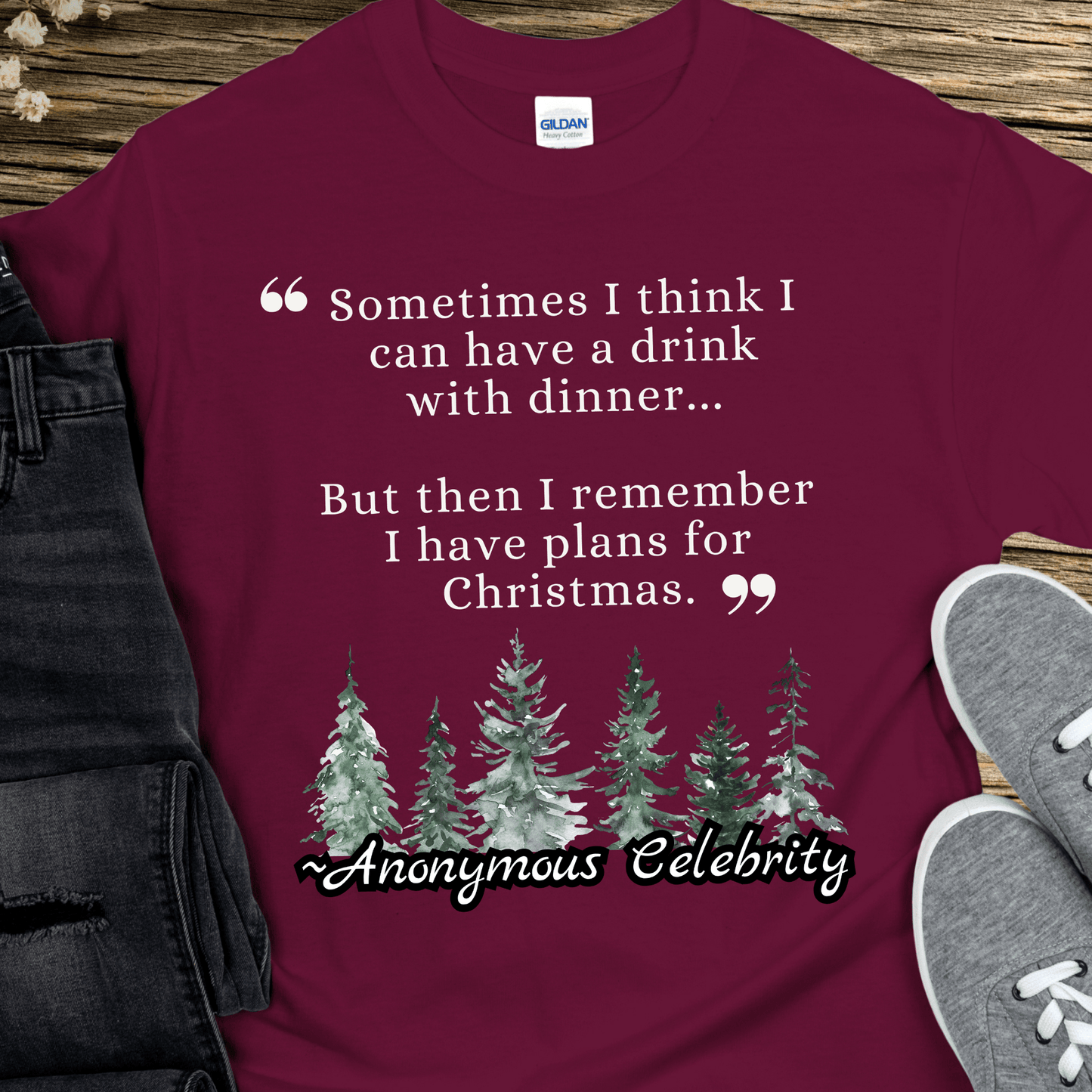 Recovery T-Shirt | Inspiring Sobriety | Plans For Christmas