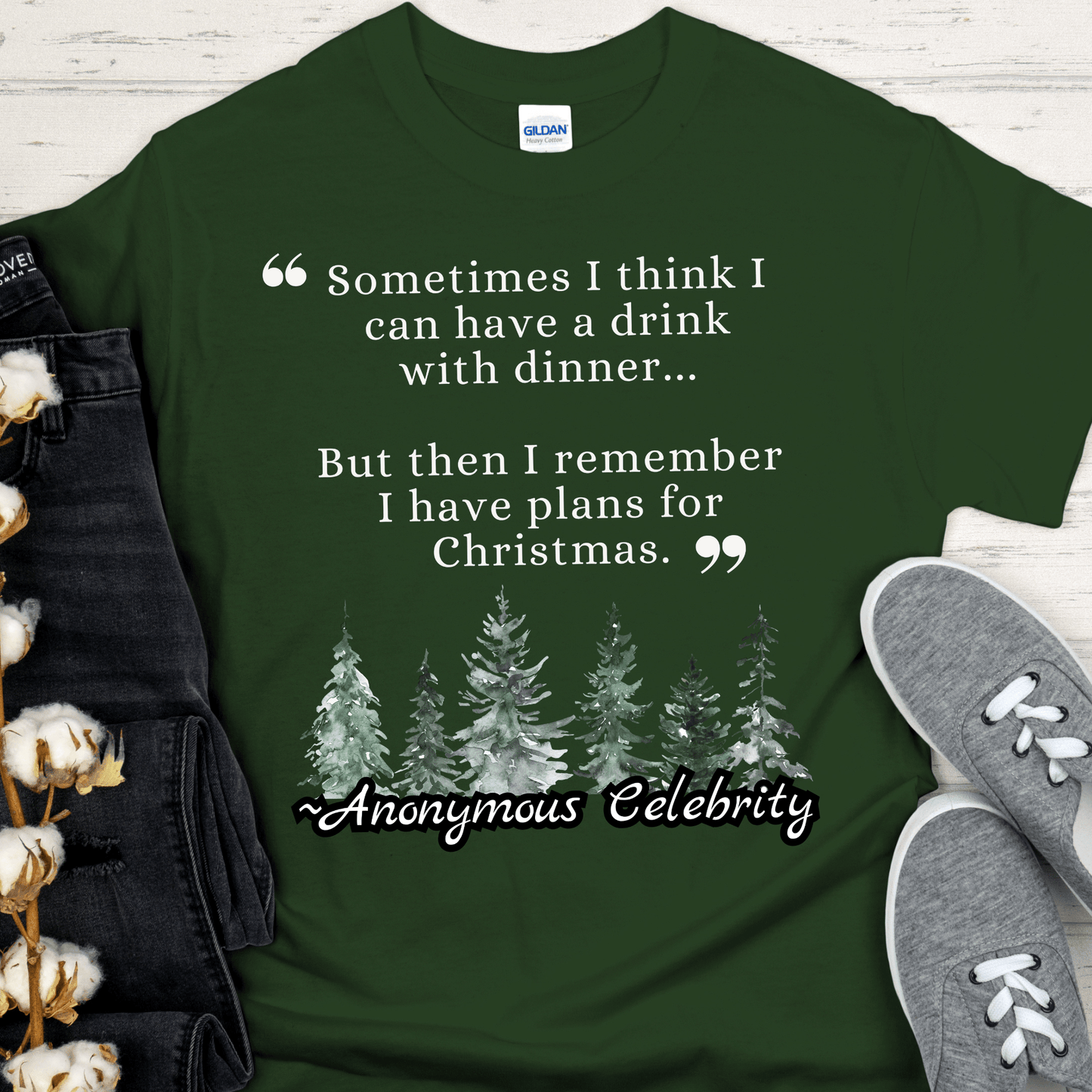 Recovery T-Shirt | Inspiring Sobriety | Plans For Christmas