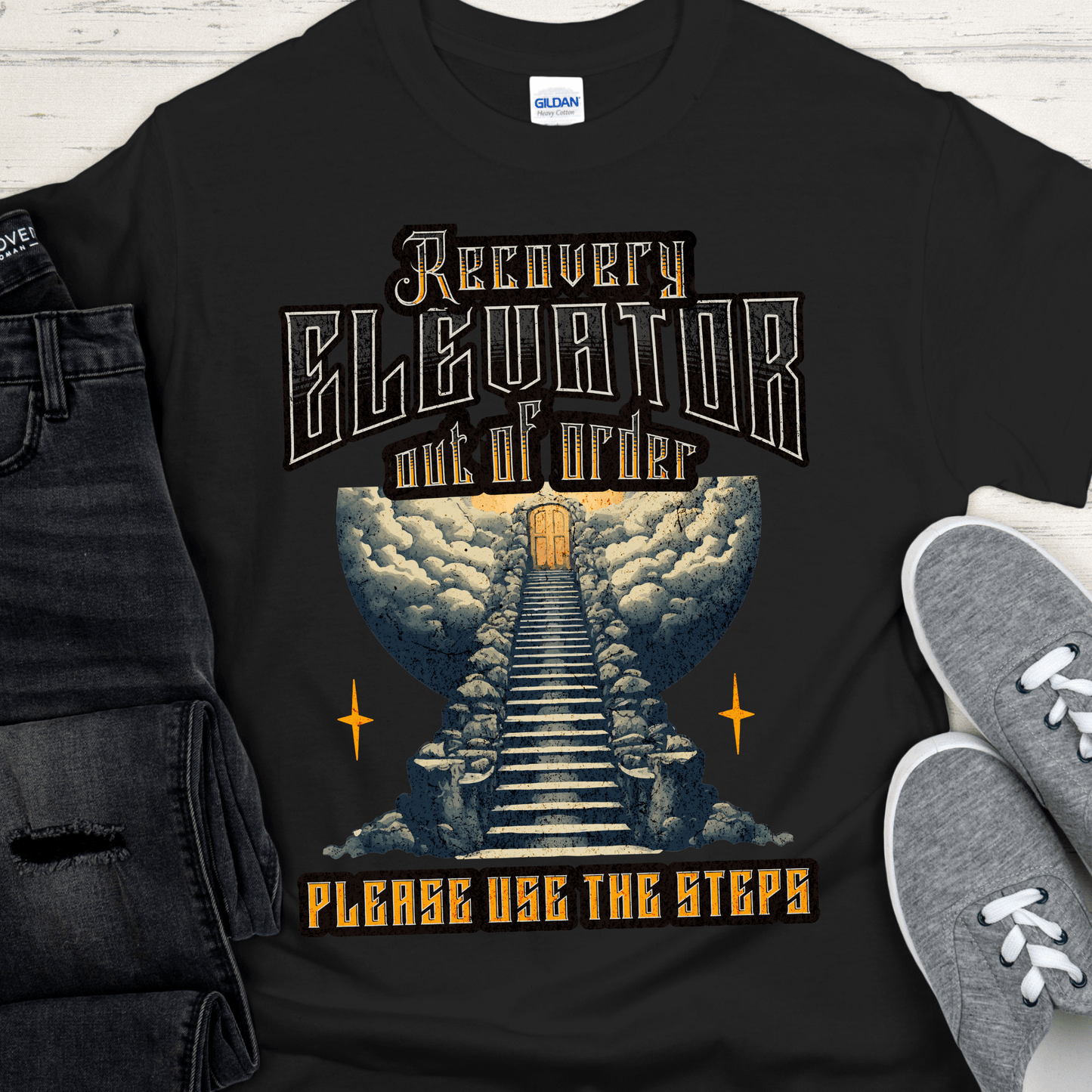 Recovery T-Shirt | Inspiring Sobriety | Recovery Elevator