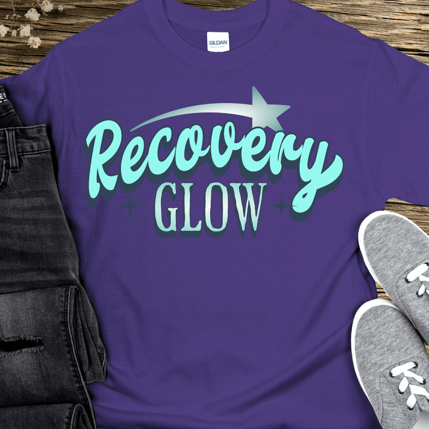 Recovery T-Shirt | Inspiring Sobriety | Recovery Glow