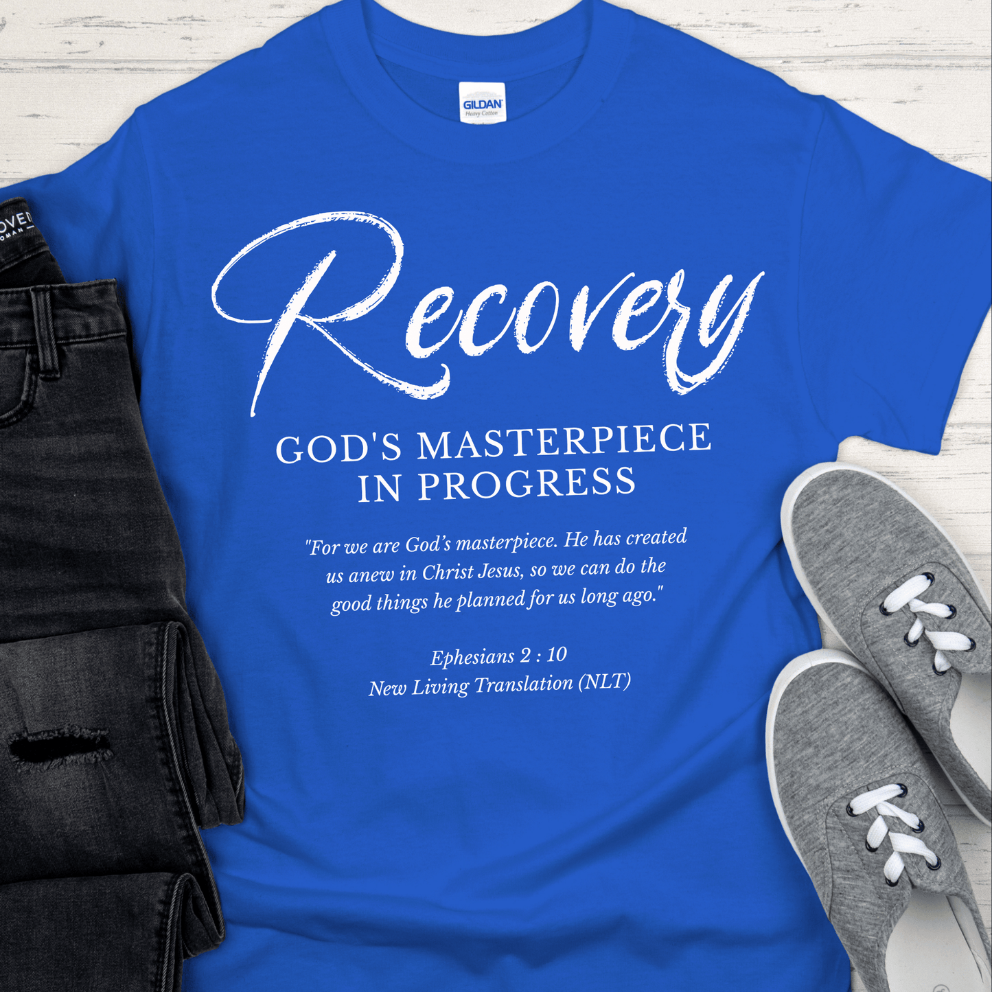 Recovery T-Shirt | Inspiring Sobriety | Recovery, God's Masterpiece