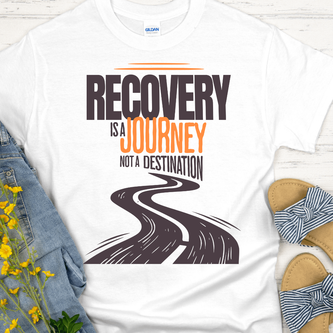 Recovery T-Shirt | Inspiring Sobriety | Recovery is a Journey