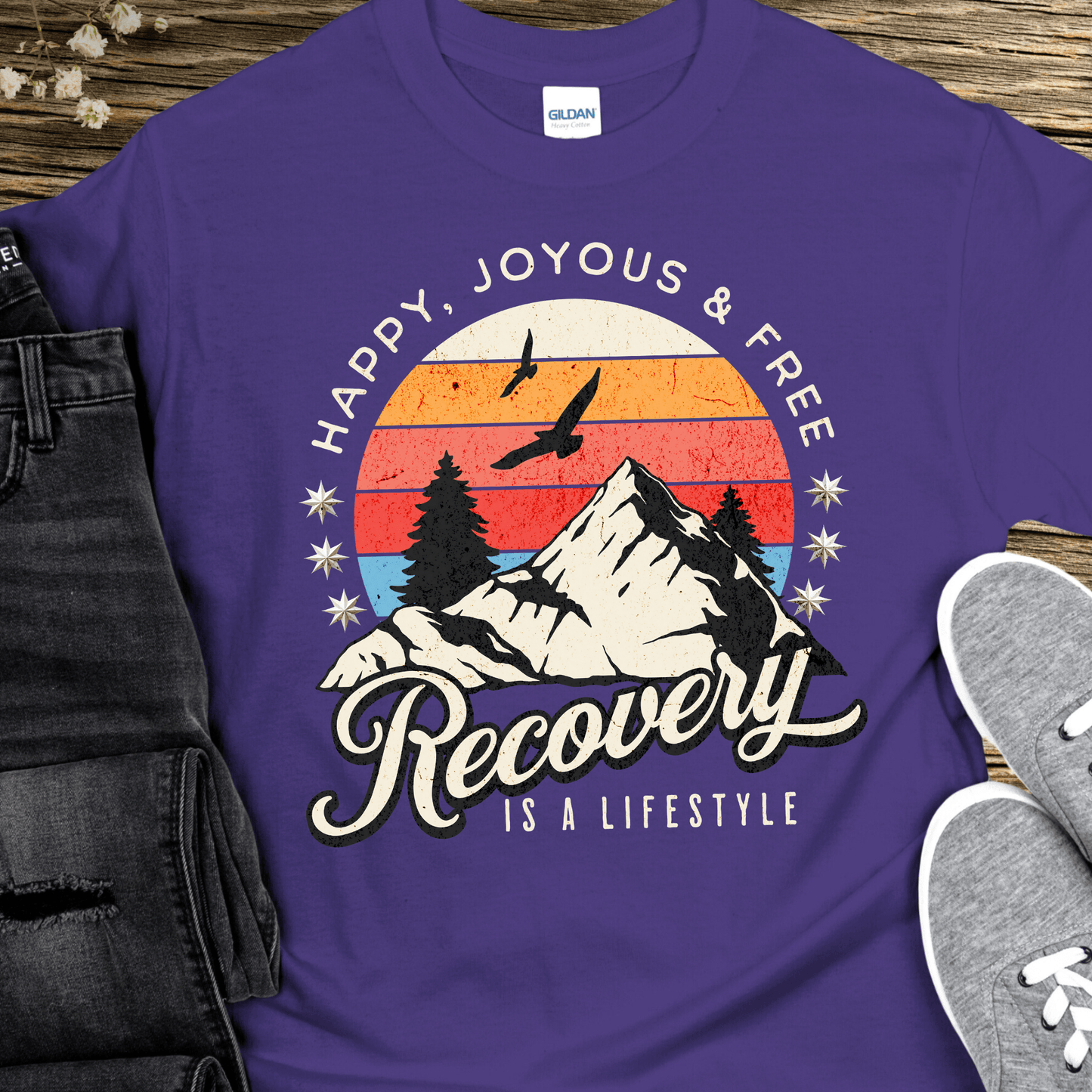 Recovery T-Shirt | Inspiring Sobriety | Recovery Is a Lifestyle
