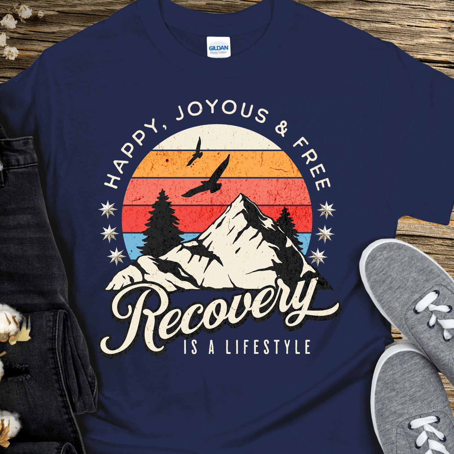 Recovery T-Shirt | Inspiring Sobriety | Recovery Is a Lifestyle