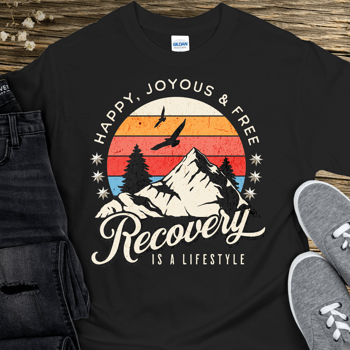 Recovery T-Shirt | Inspiring Sobriety | Recovery Is a Lifestyle