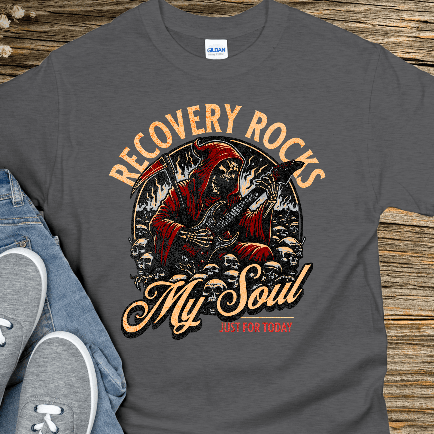 Recovery T-Shirt | Inspiring Sobriety | Recovery Rocks My Soul