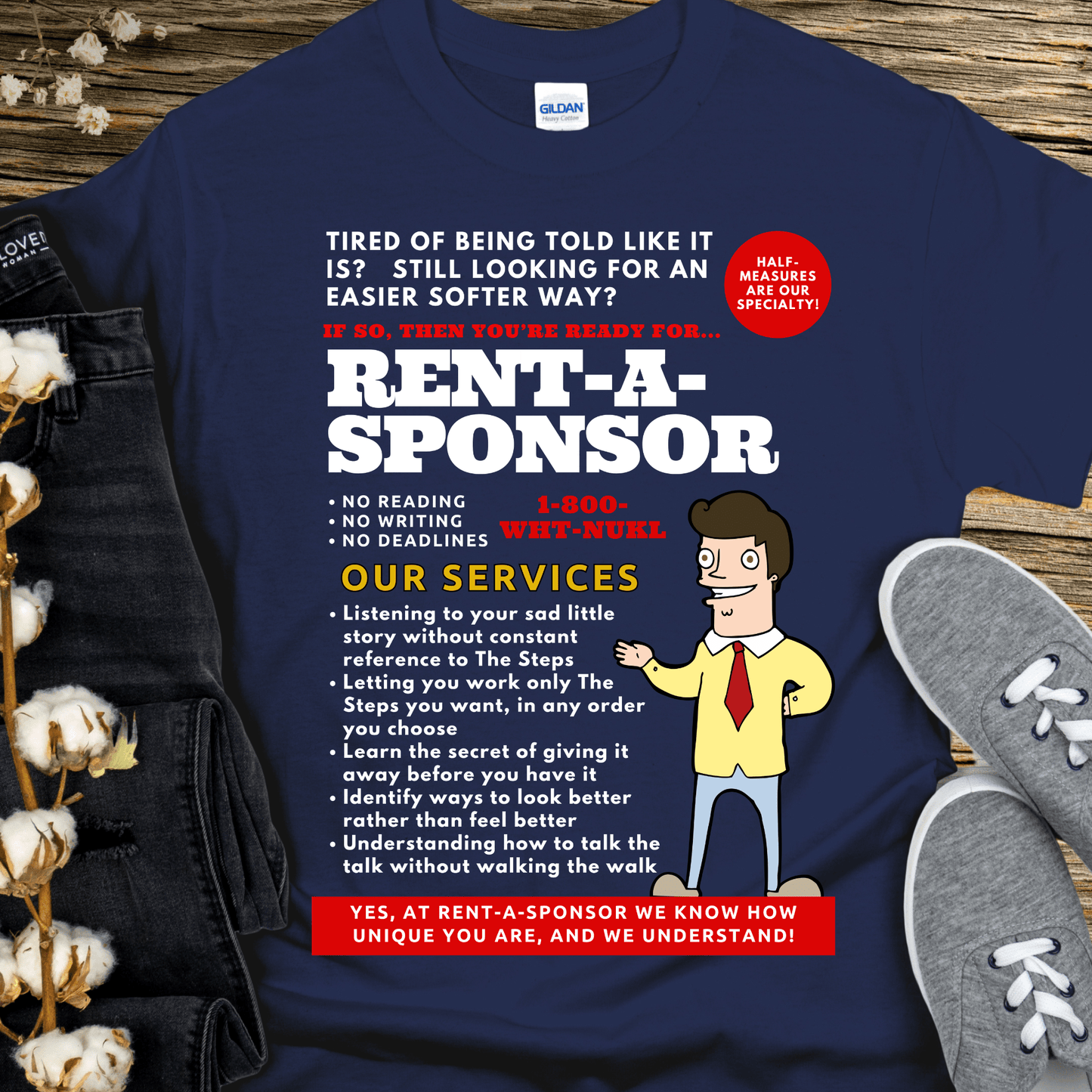 Recovery T-Shirt | Inspiring Sobriety | Rent-A-Sponsor